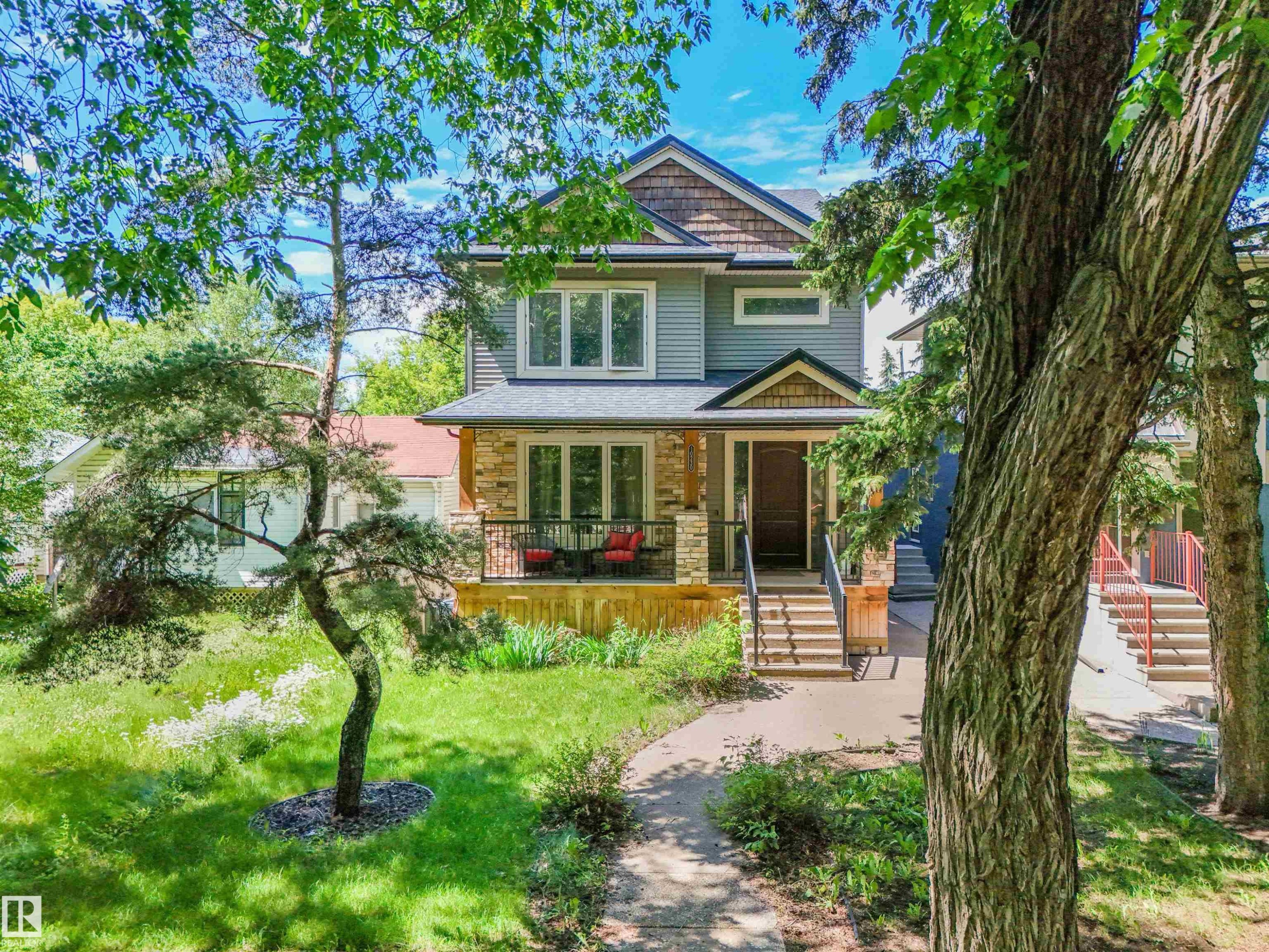 10230 148 Street Nw, Edmonton, AB - Outdoor With Deck Patio Veranda With Facade