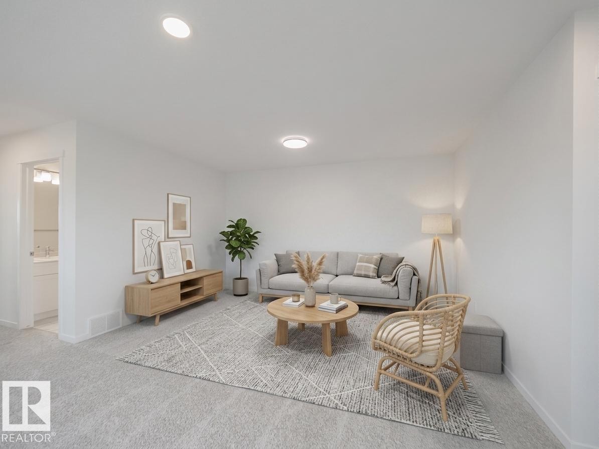 17724 7 Street Ne, Edmonton, AB - Indoor Photo Showing Living Room
