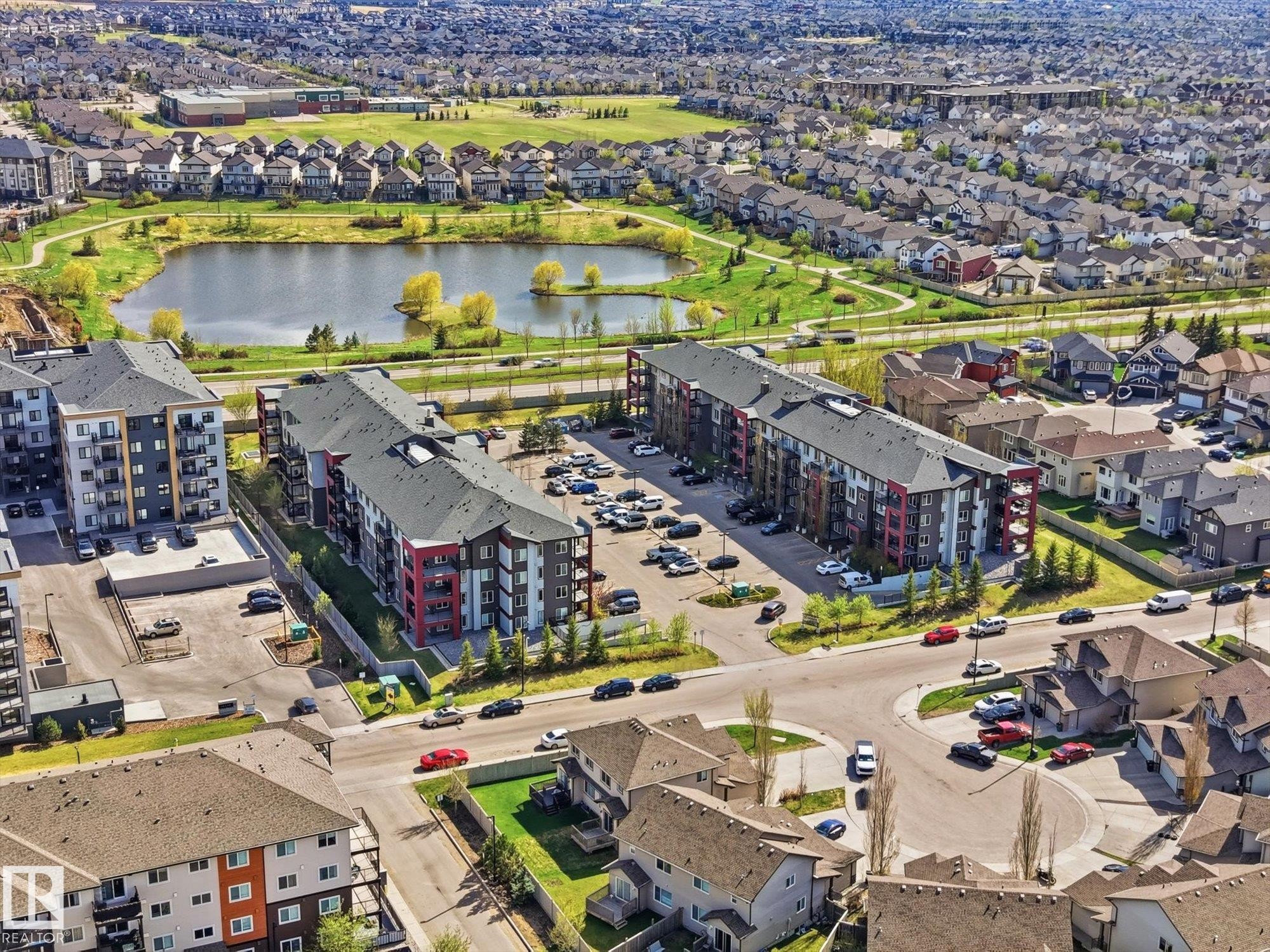 #424 5515 7 Av Sw, Edmonton, AB - Outdoor With Body Of Water With View