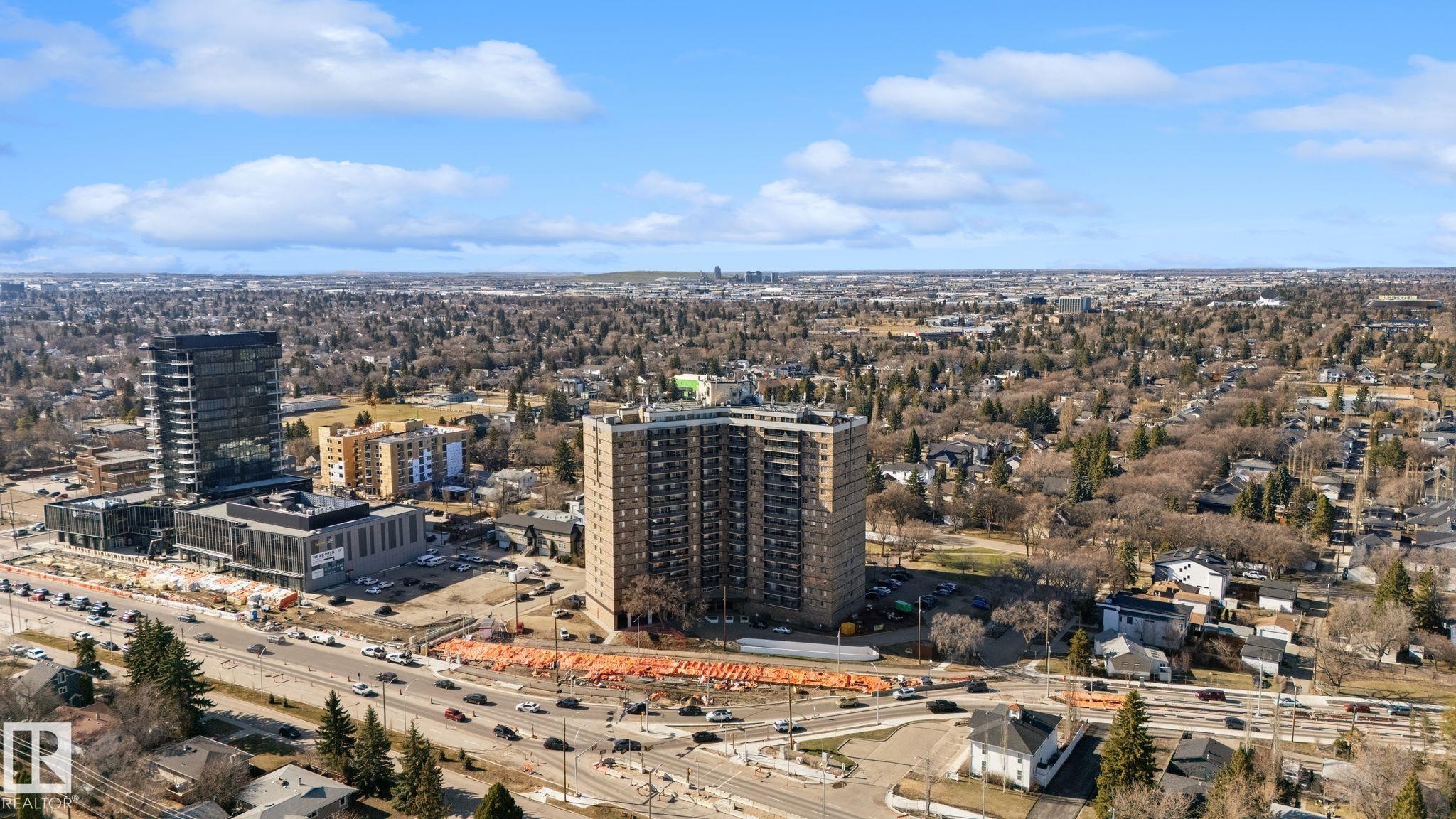 #1413 13910 Stony Plain Rd Nw, Edmonton, AB - Outdoor With View