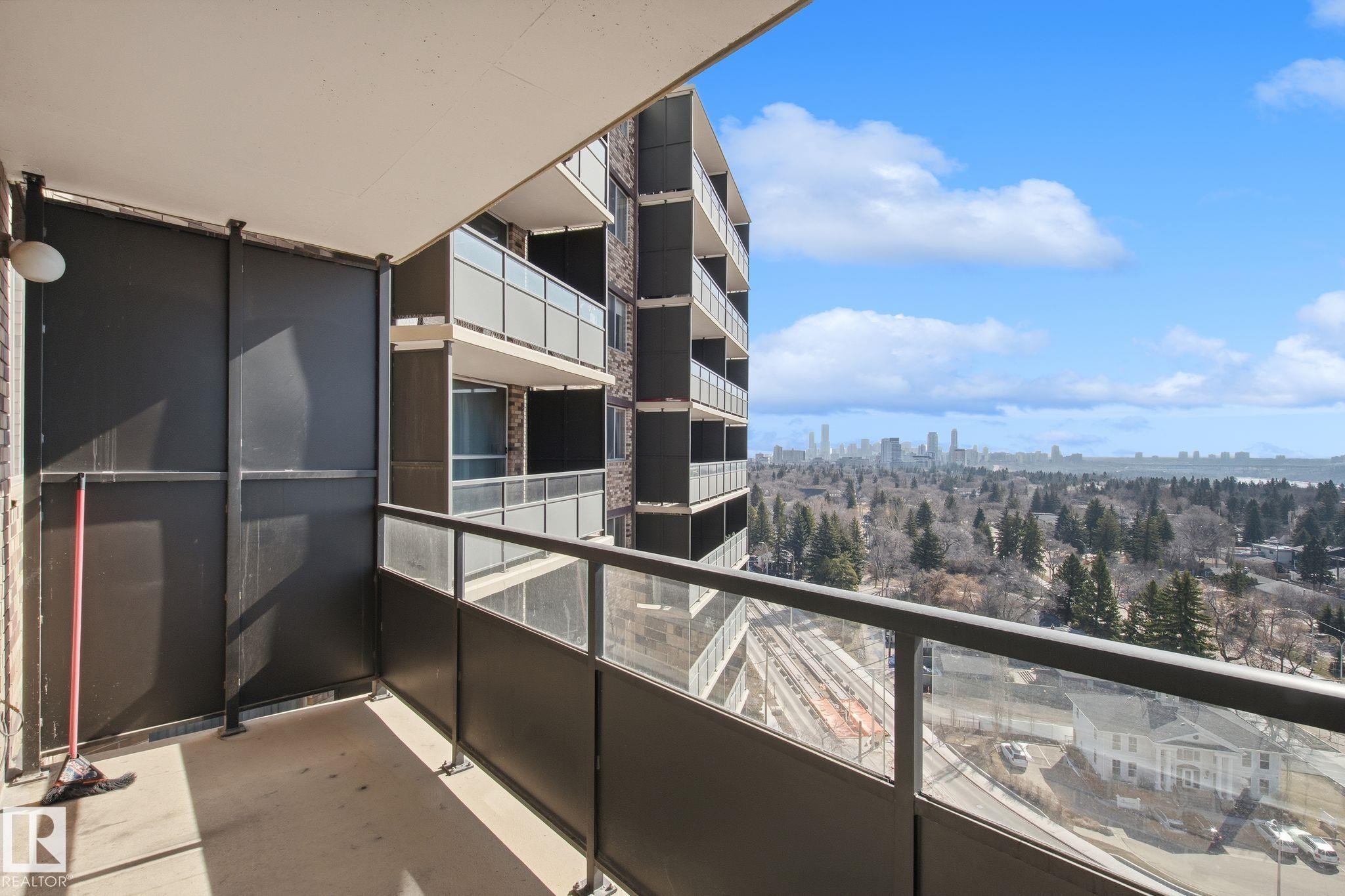 #1413 13910 Stony Plain Rd Nw, Edmonton, AB - Outdoor With Balcony With Exterior