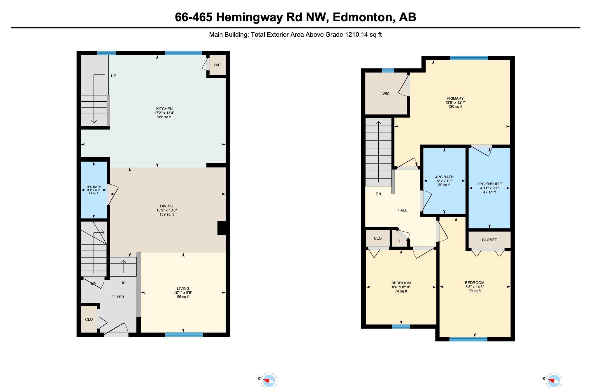 Floor plan - #66 465 Hemingway Rd Nw, Edmonton, AB