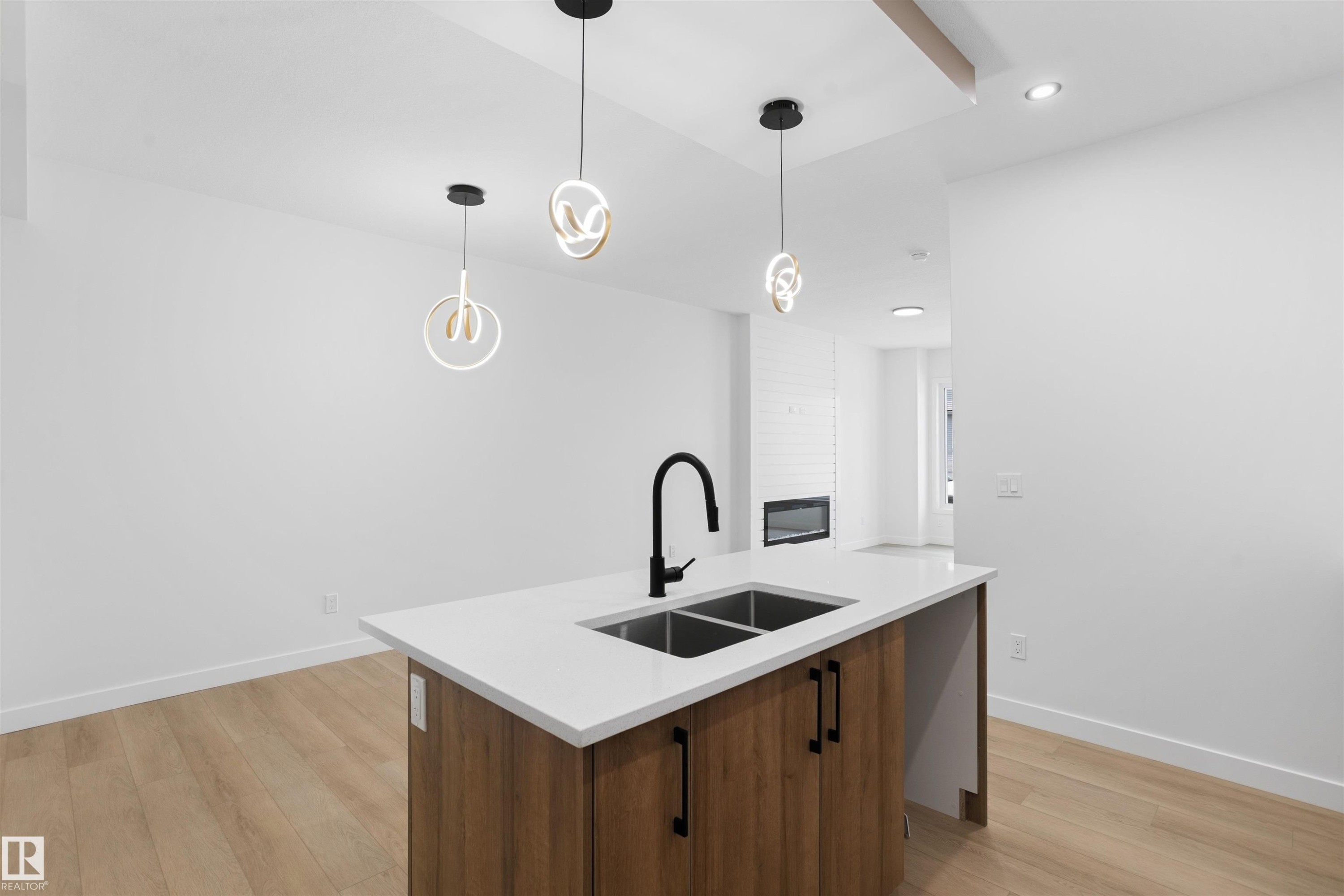 1563 211 Street Nw, Edmonton, AB - Indoor Photo Showing Kitchen With Double Sink