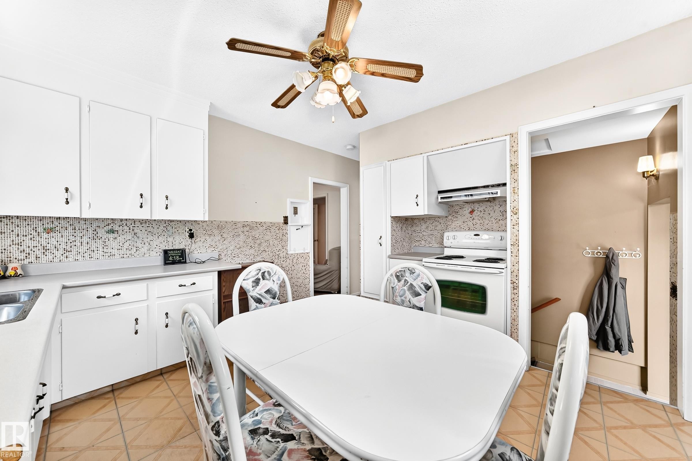11917 53 Street Nw, Edmonton, AB - Indoor Photo Showing Kitchen With Double Sink