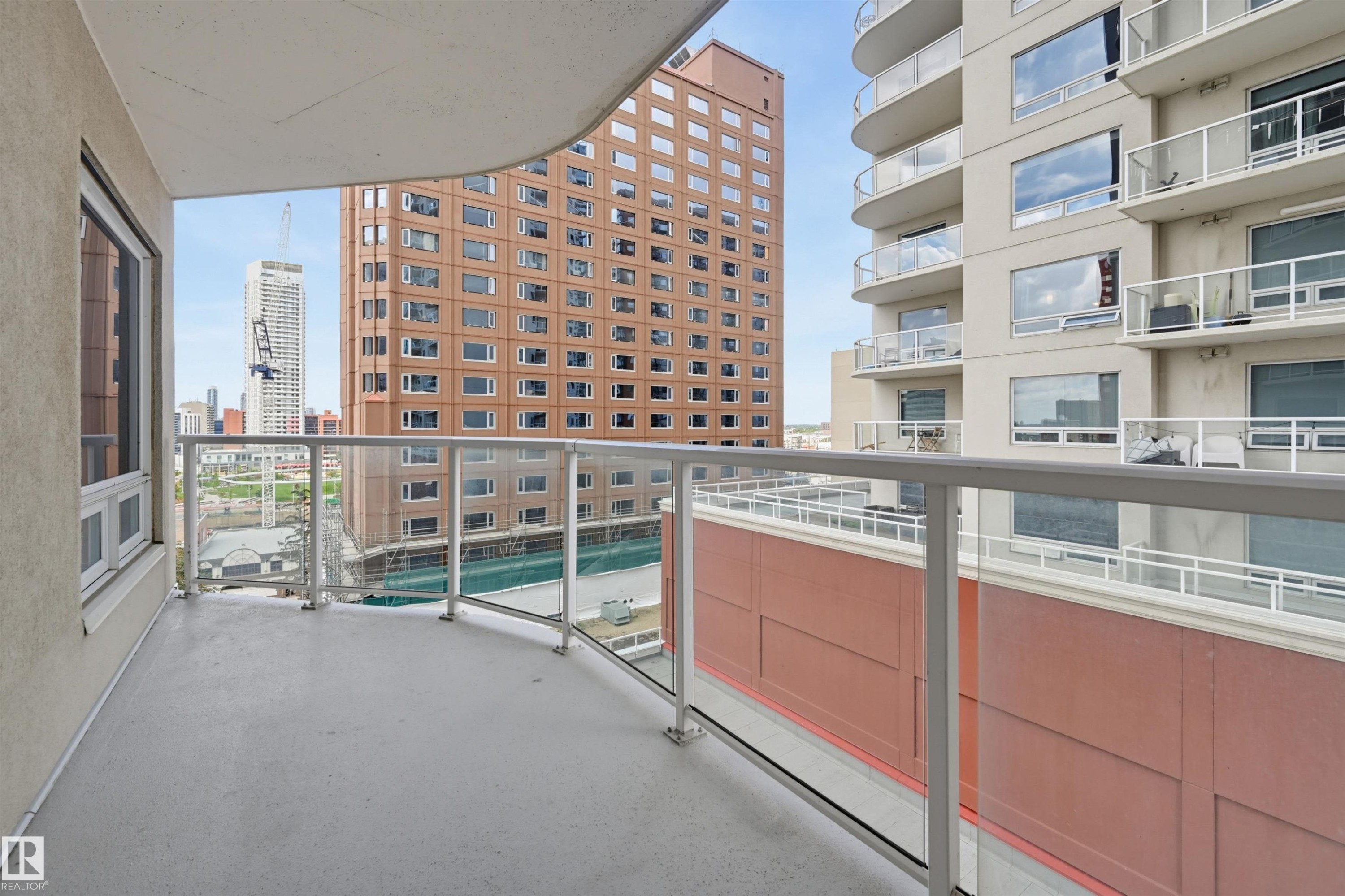#801 10136 104 St Nw, Edmonton, AB - Outdoor With Balcony