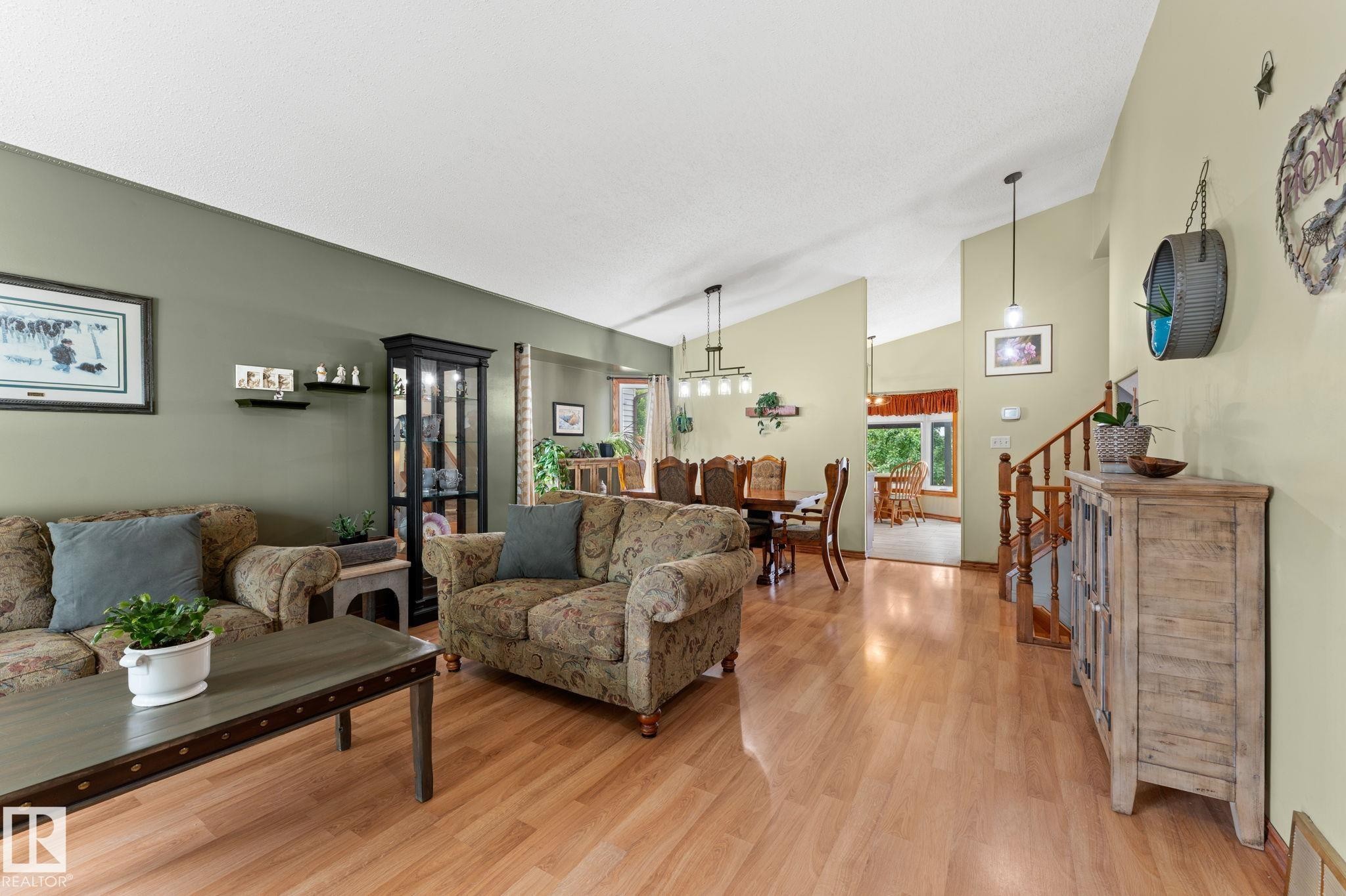 4224 33A Street Nw, Edmonton, AB - Indoor Photo Showing Living Room