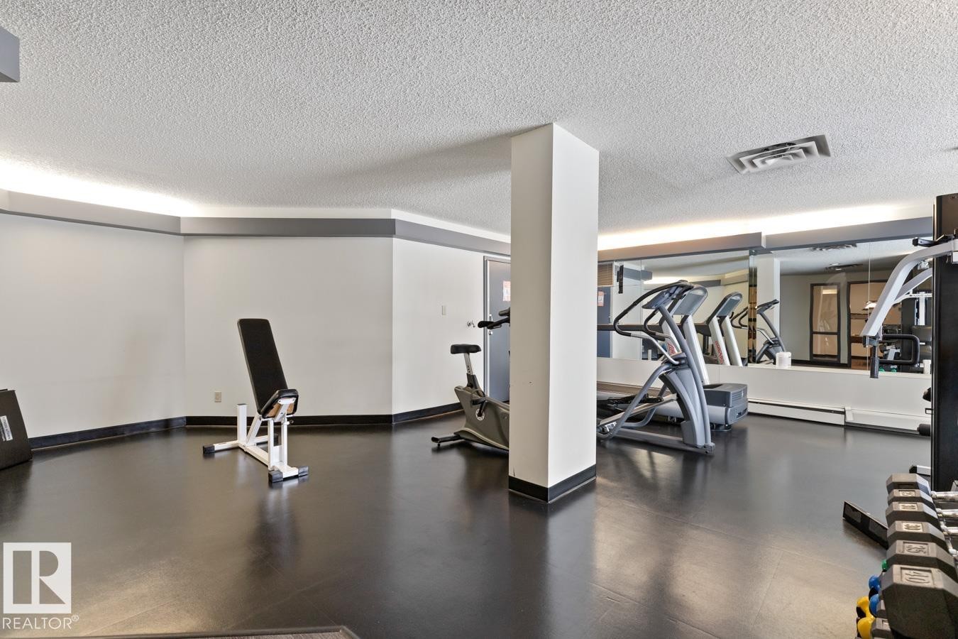 #405 10545 Saskatchewan Dr Nw, Edmonton, AB - Indoor Photo Showing Gym Room