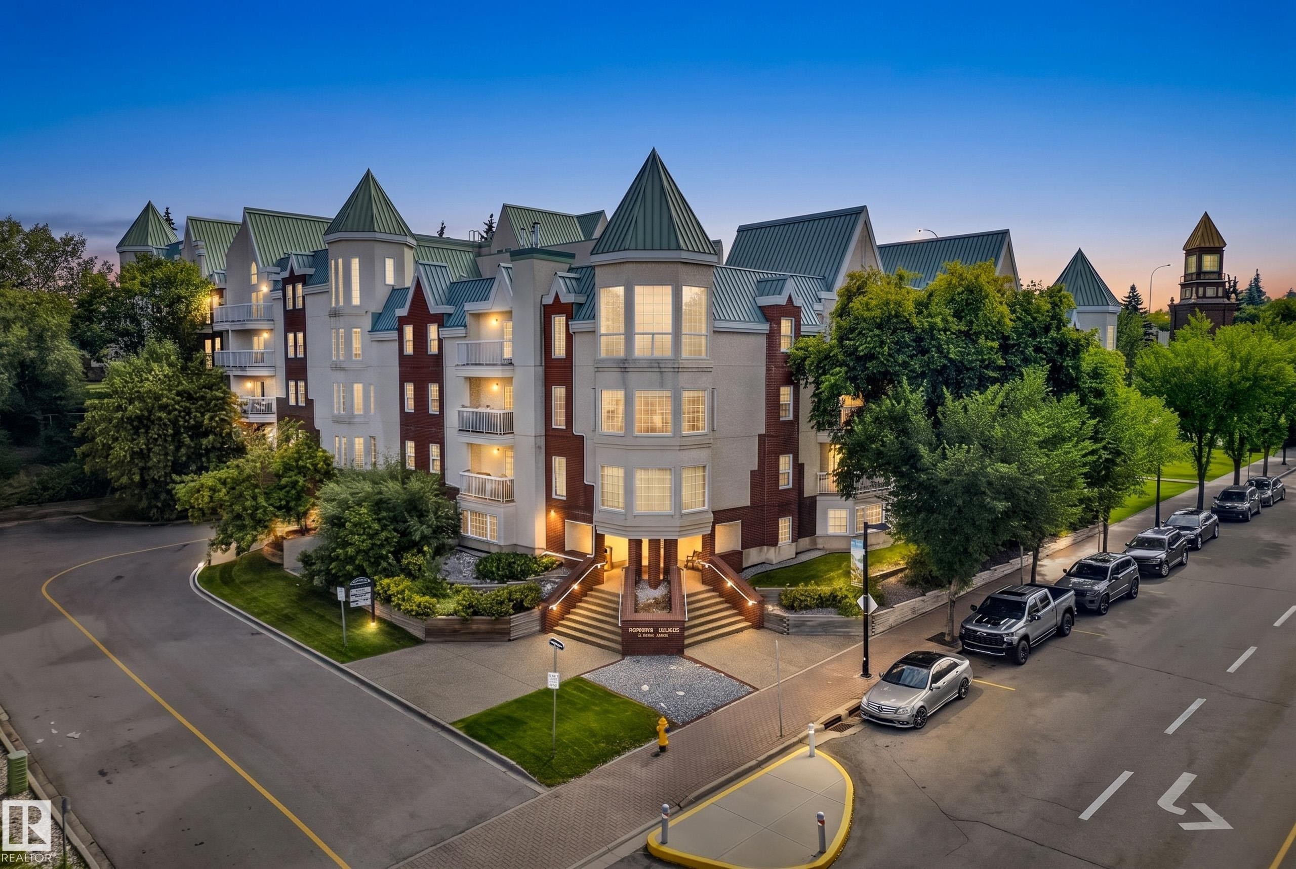 #405 3 Perron St, St. Albert, AB - Outdoor With Balcony With Facade