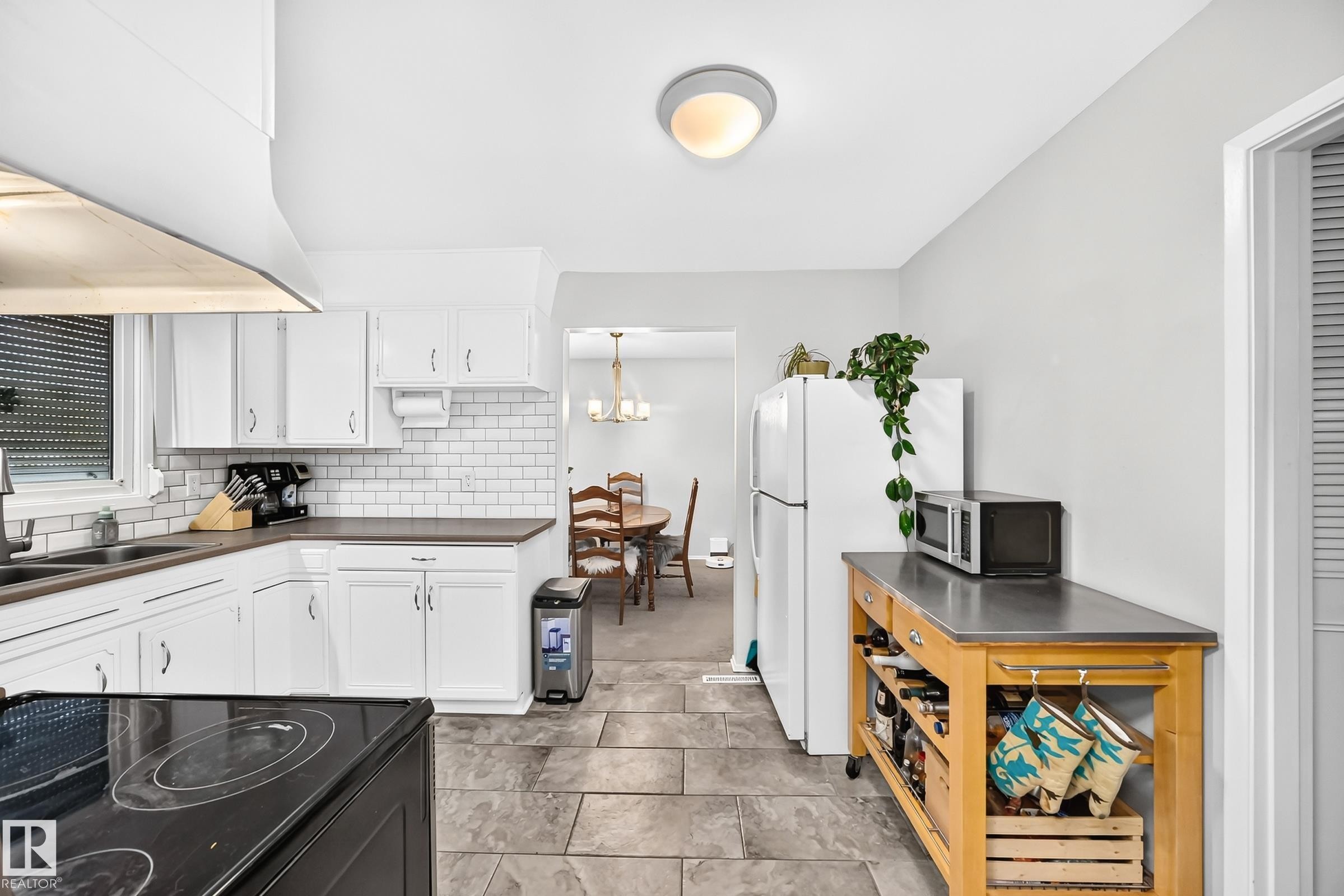 3516 117A Street Nw, Edmonton, AB - Indoor Photo Showing Kitchen With Double Sink