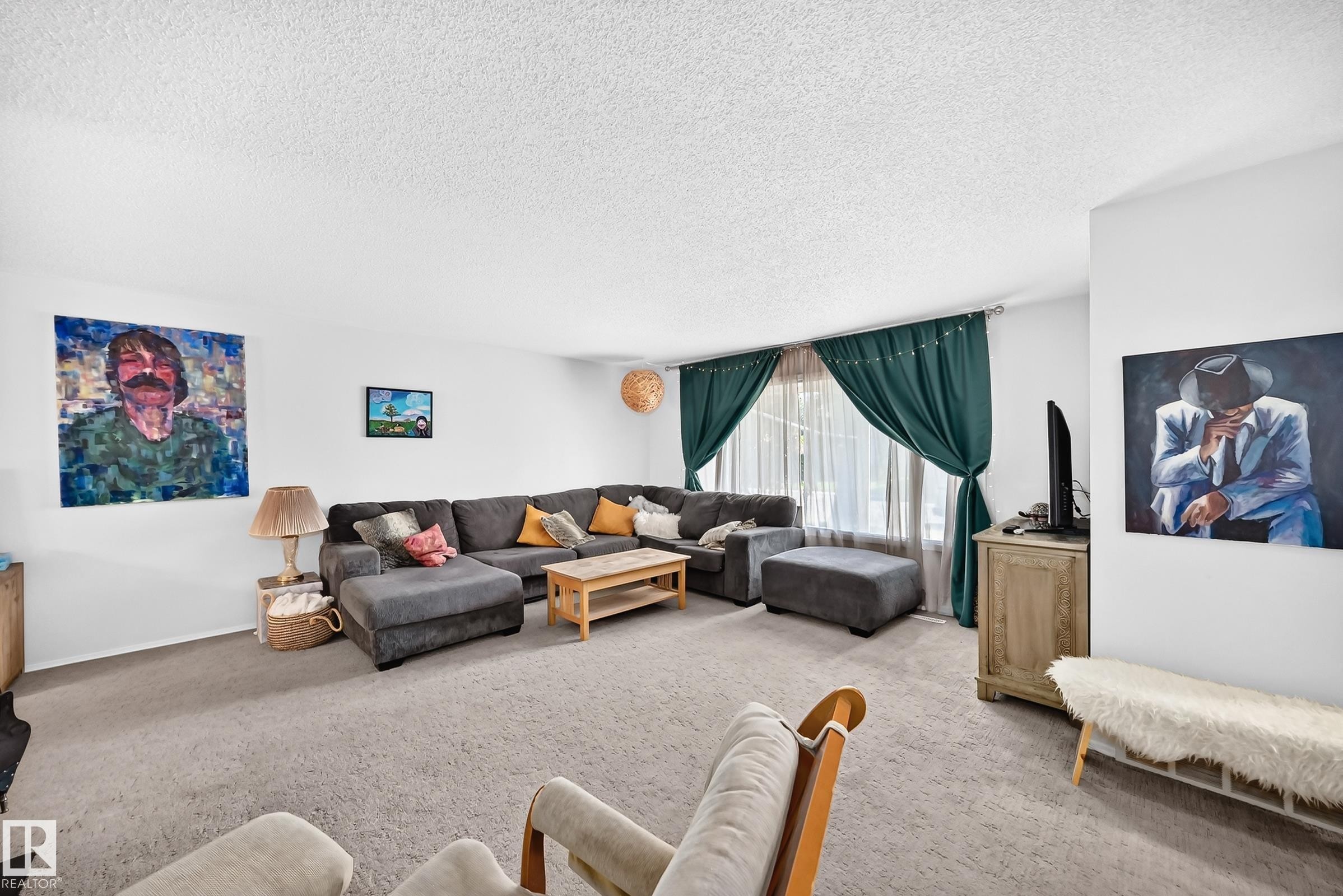 3516 117A Street Nw, Edmonton, AB - Indoor Photo Showing Living Room