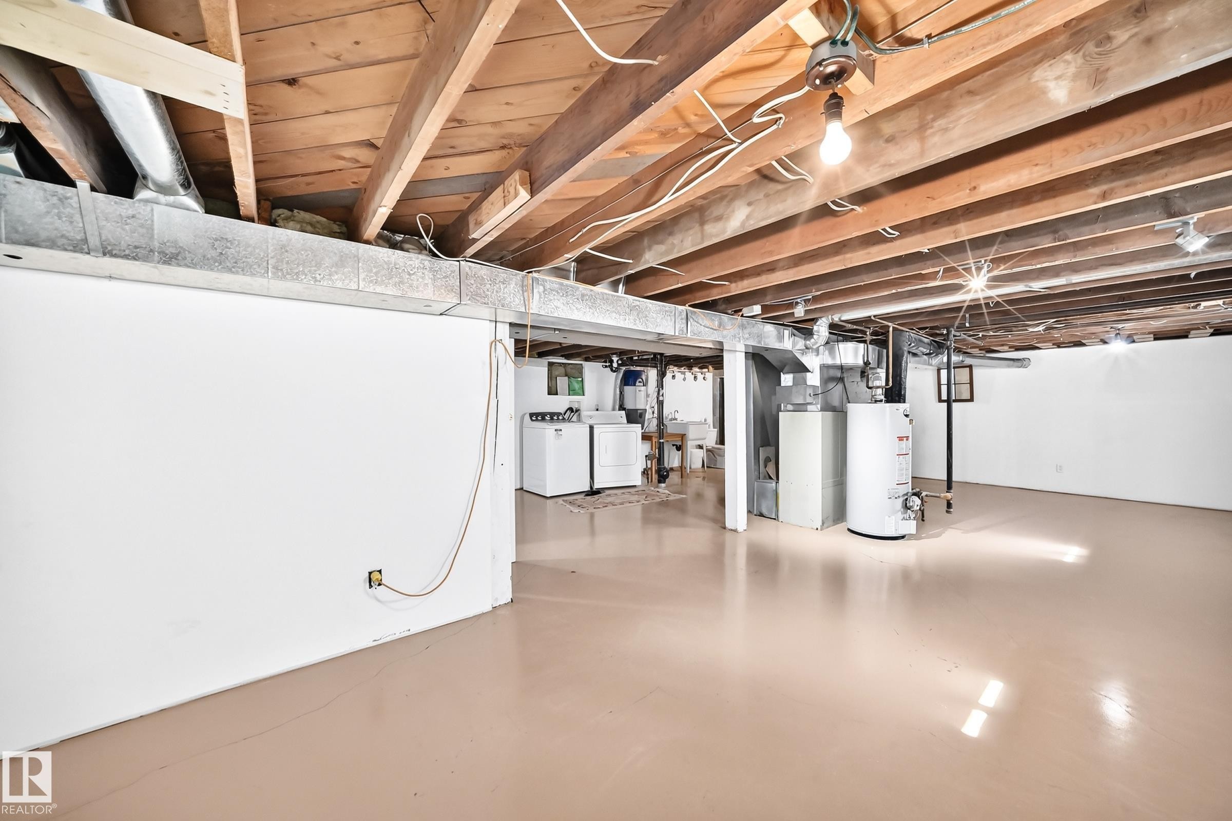 11045 125 Street Nw, Edmonton, AB - Indoor Photo Showing Basement