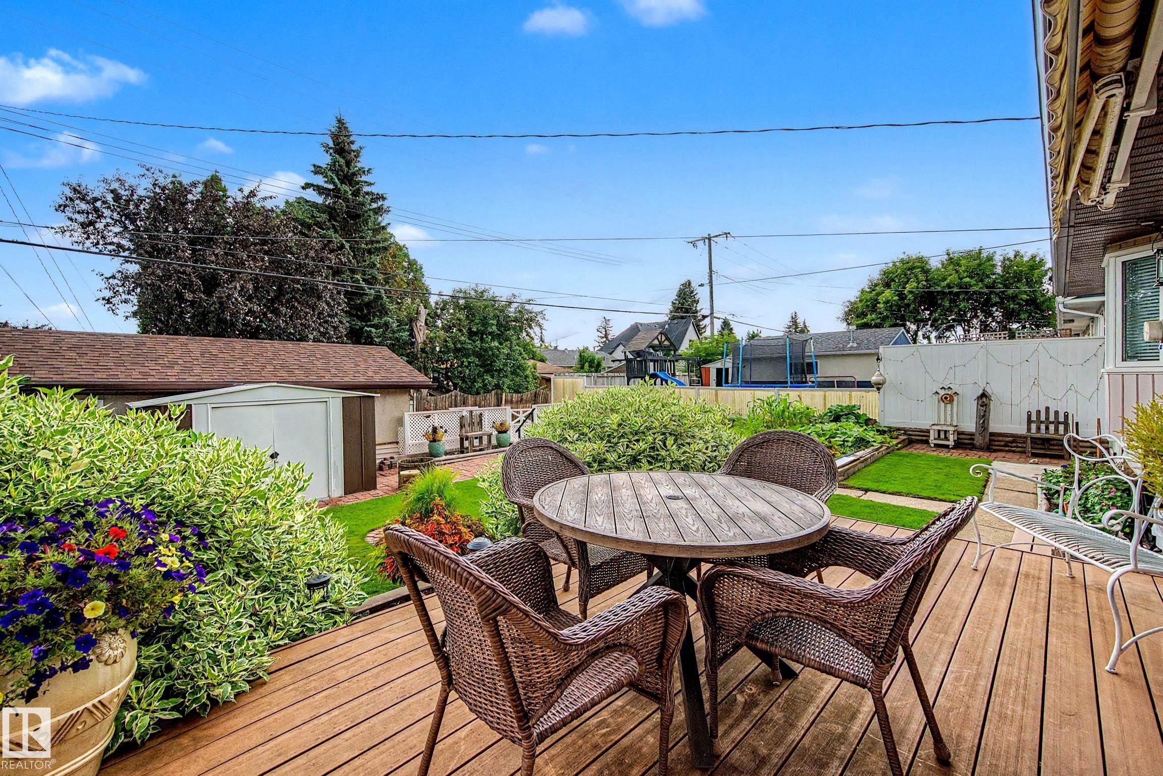 10715 50 Street Nw, Edmonton, AB - Outdoor With Deck Patio Veranda