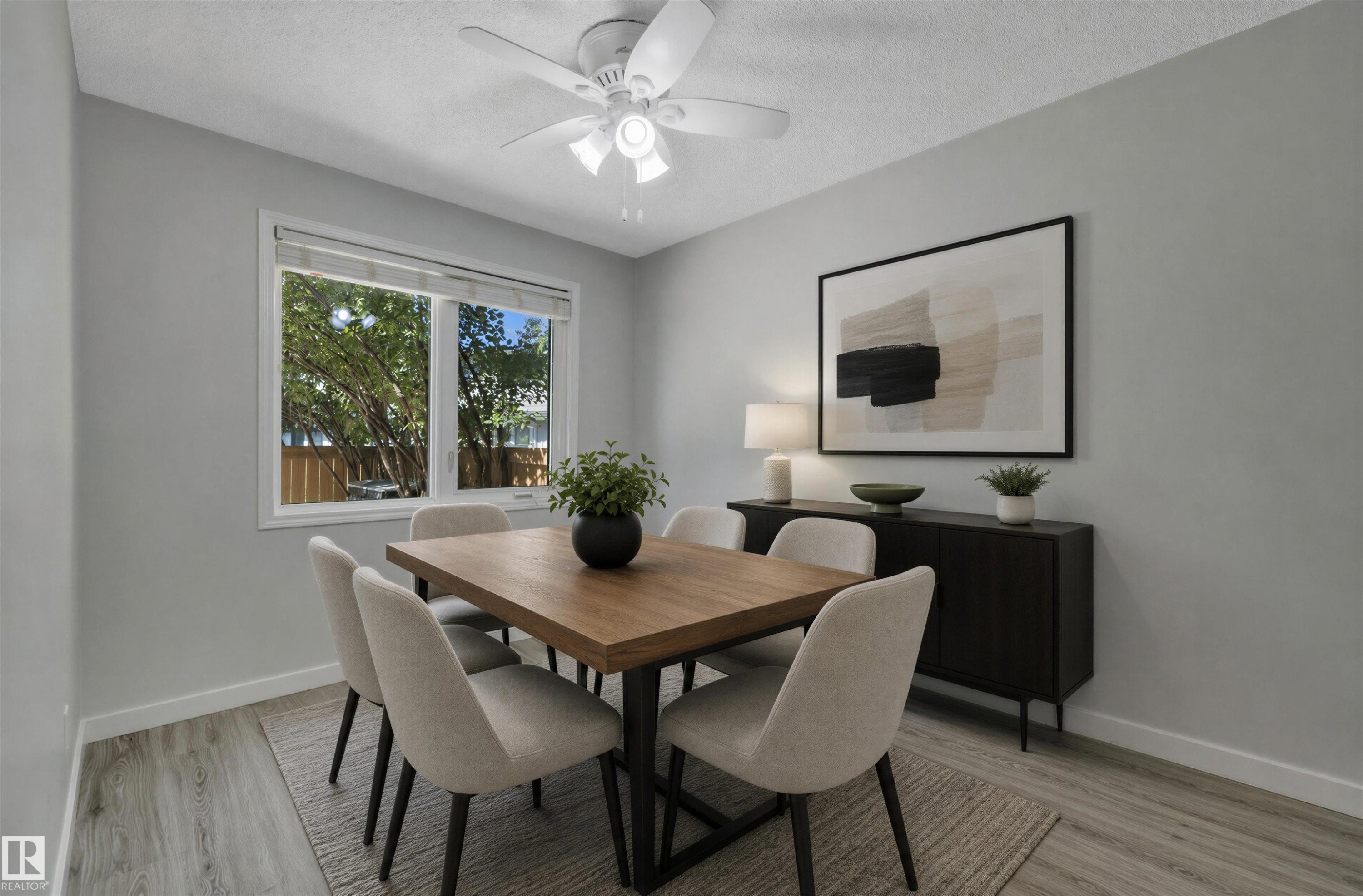 Virtually Staged - 123 Telford Court, Leduc, AB - Indoor Photo Showing Dining Room