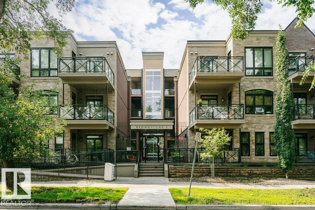 #209 10811 72 Av Nw, Edmonton, AB - Outdoor With Balcony With Facade