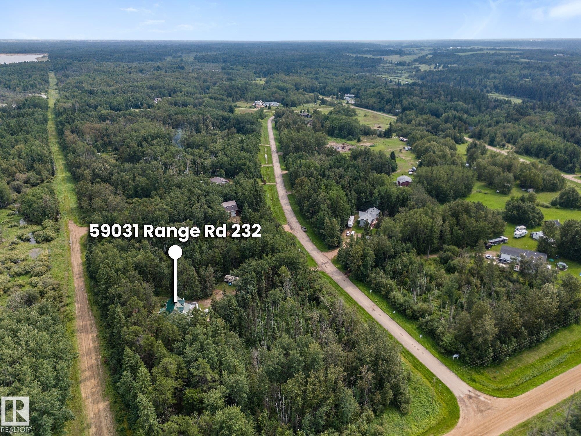corner lot treed - 2, 59031 Range Rd 232, Rural Thorhild County, AB - With View