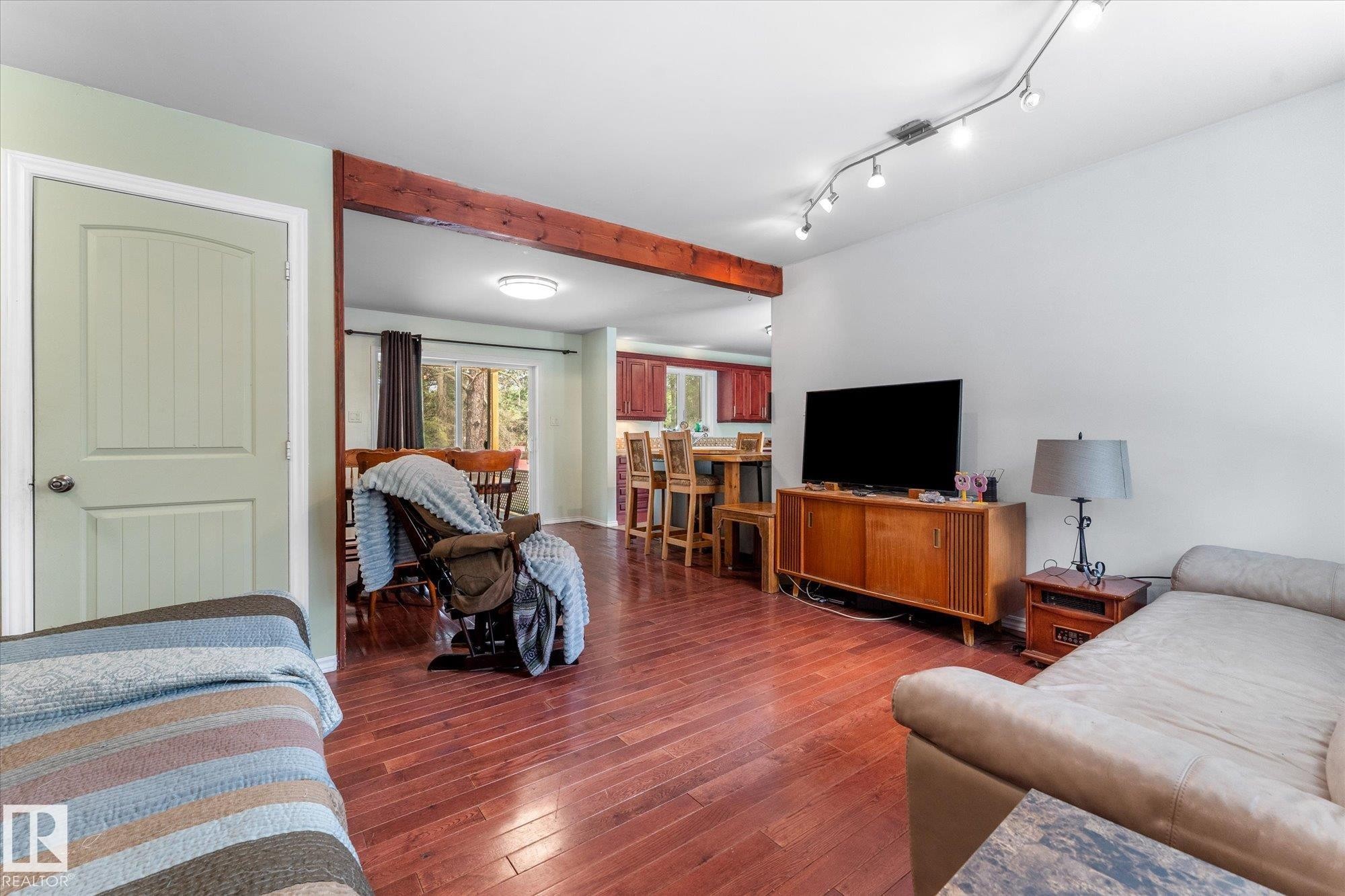 view from the front closet at entry door off the front deck - 2, 59031 Range Rd 232, Rural Thorhild County, AB - Indoor