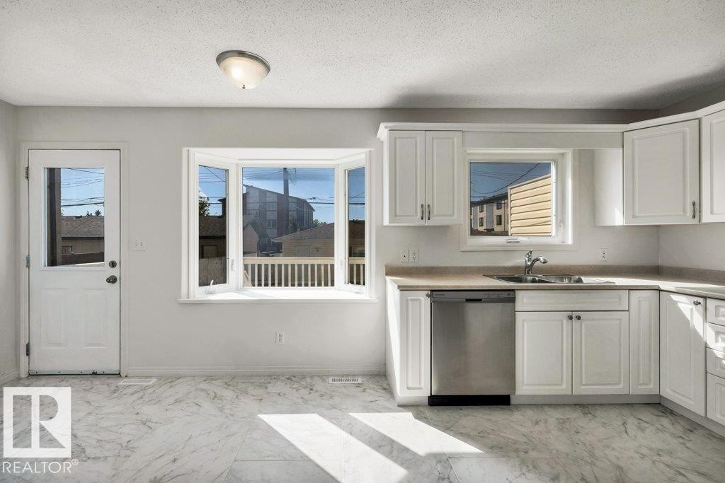 11128 132 Street Nw, Edmonton, AB - Indoor Photo Showing Kitchen With Double Sink