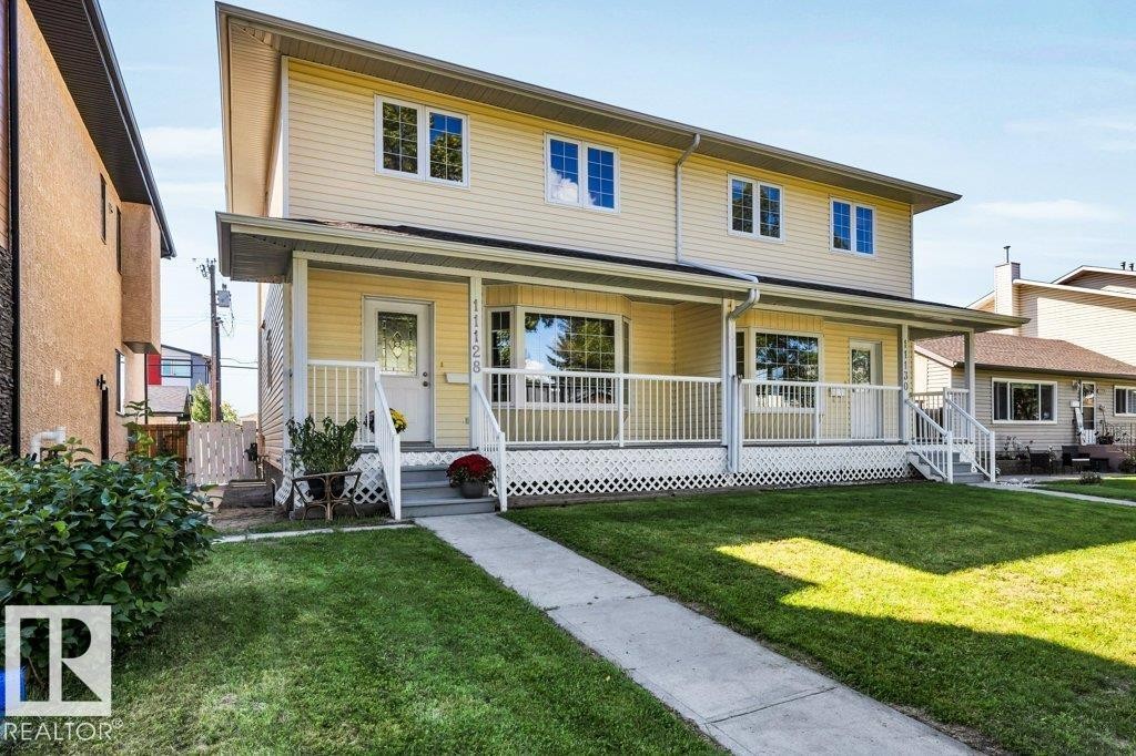 11128 132 Street Nw, Edmonton, AB - Outdoor With Deck Patio Veranda With Facade