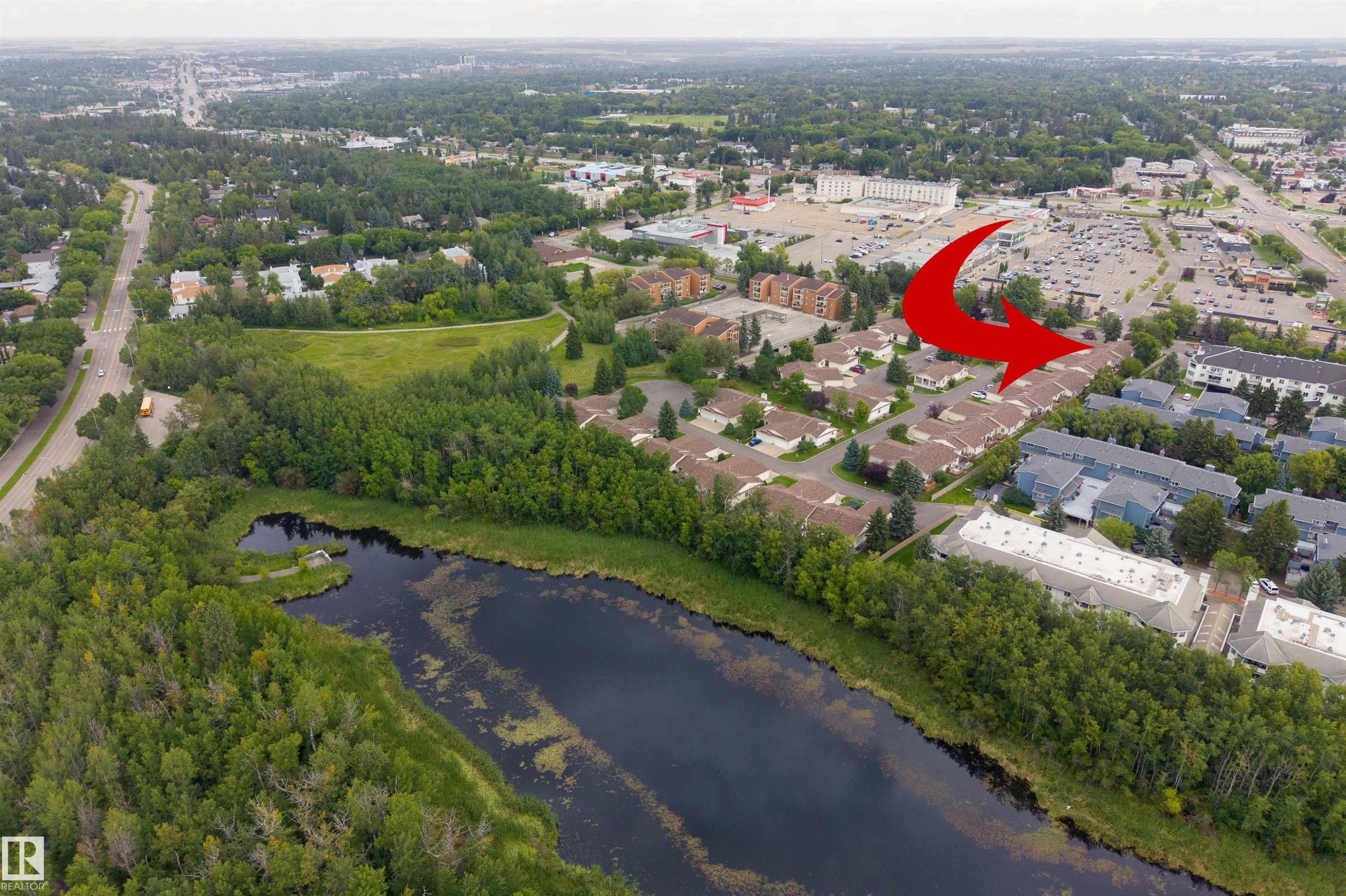 #1 10 Grange Dr, St. Albert, AB - Outdoor With Body Of Water With View