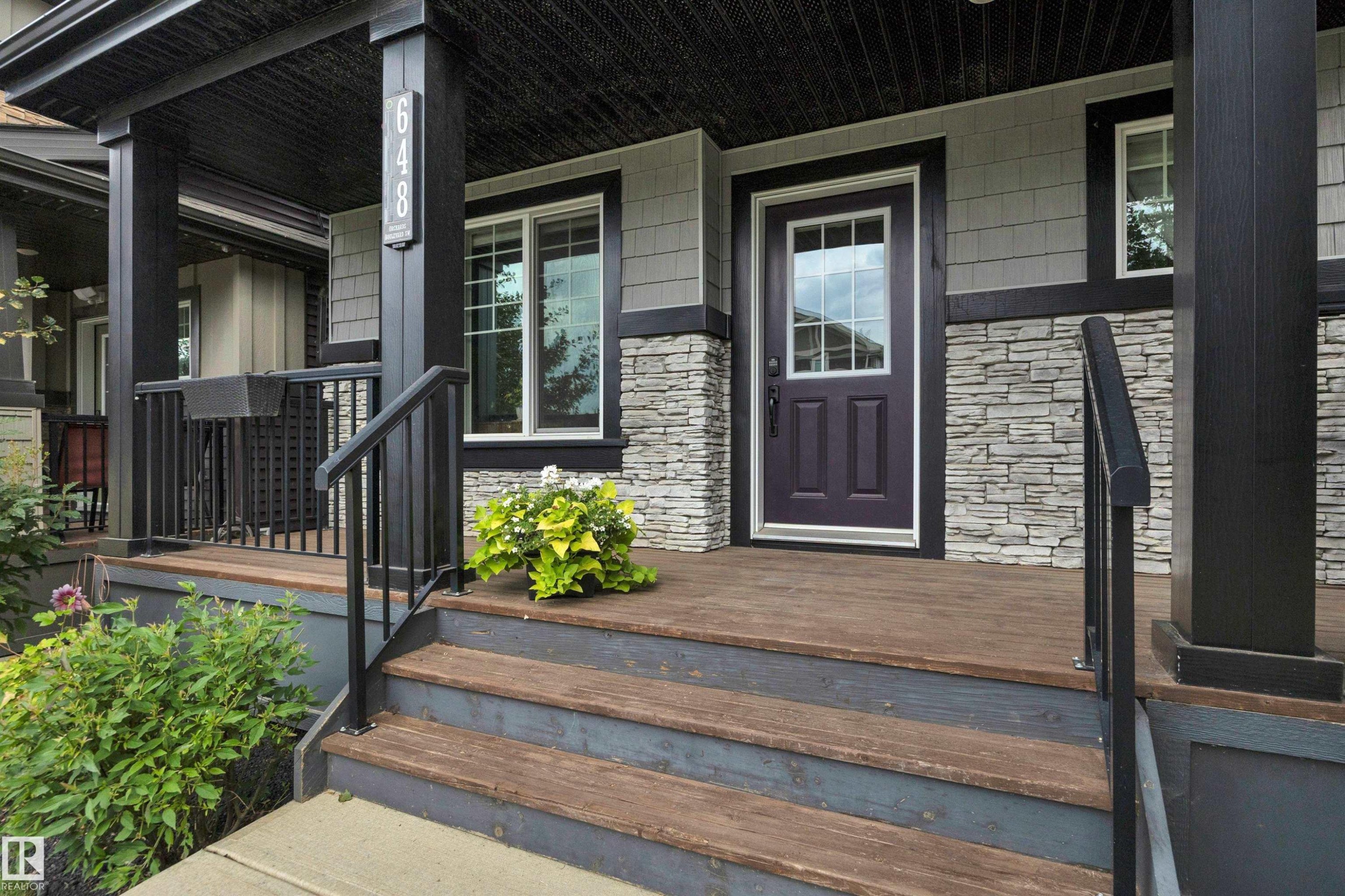 648 Orchards Boulevard Sw, Edmonton, AB - Outdoor With Deck Patio Veranda