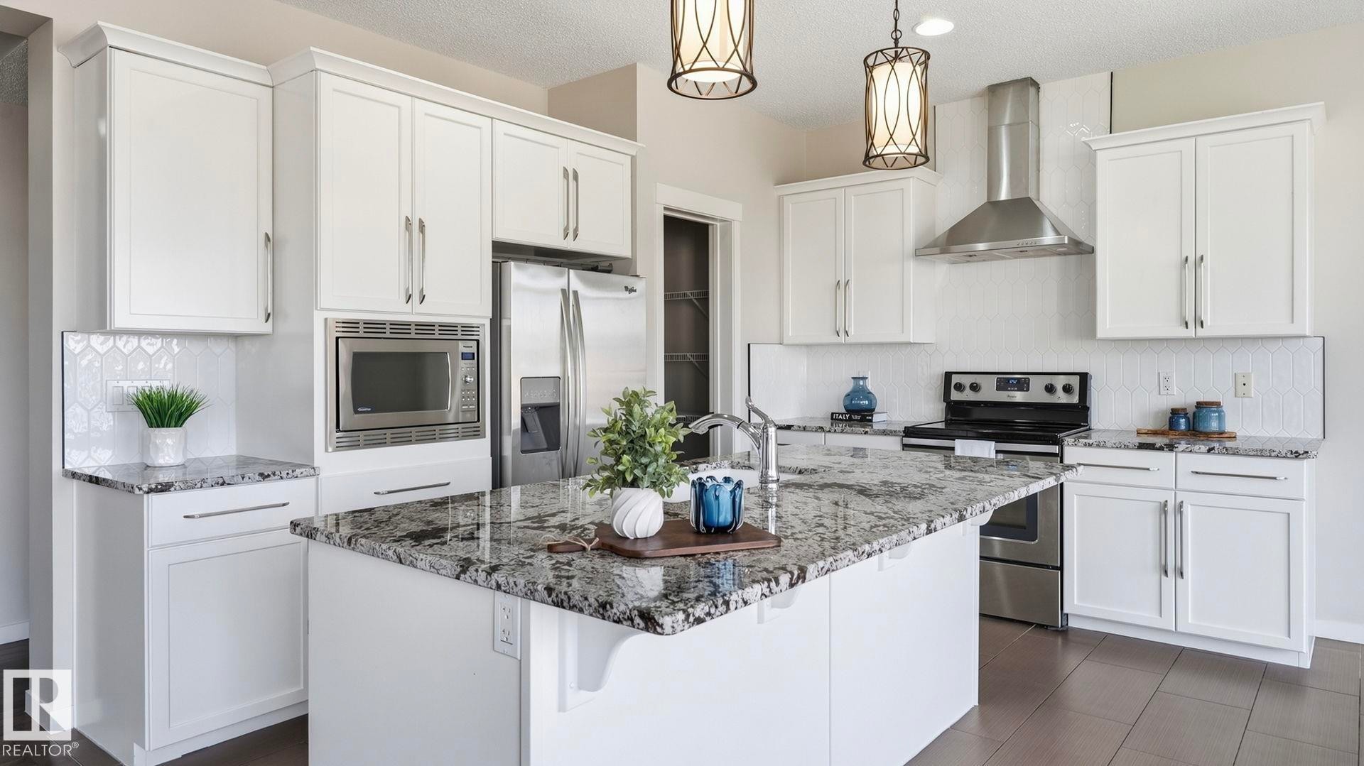 1832 56 Street Sw, Edmonton, AB - Indoor Photo Showing Kitchen With Upgraded Kitchen