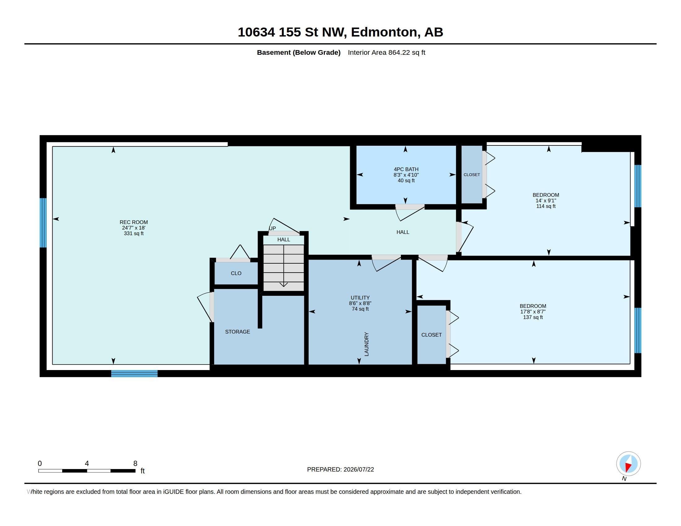 Floor plan - 10634 155 Street Nw, Edmonton, AB - Other