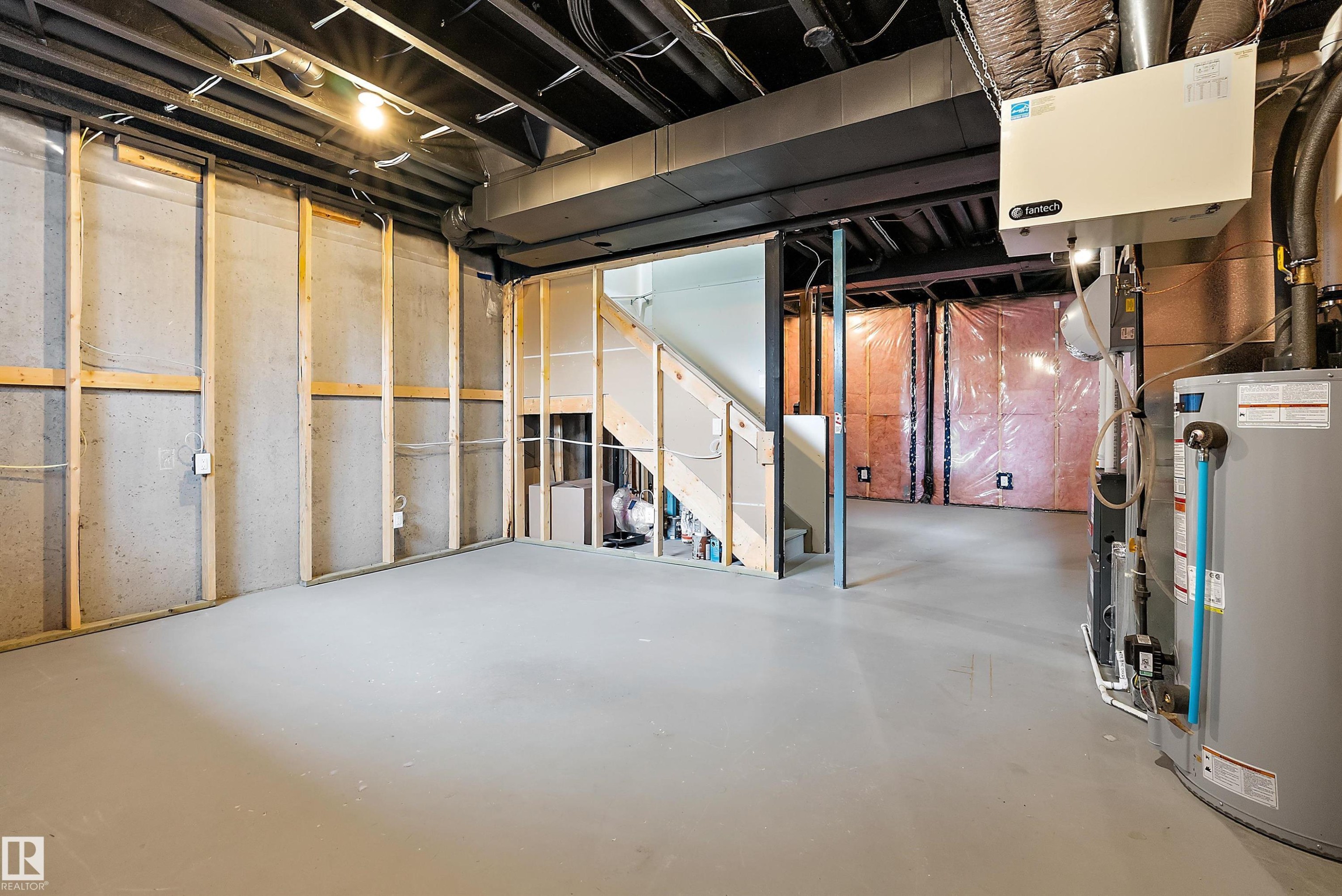 28 Rolston Close, Leduc, AB - Indoor Photo Showing Basement
