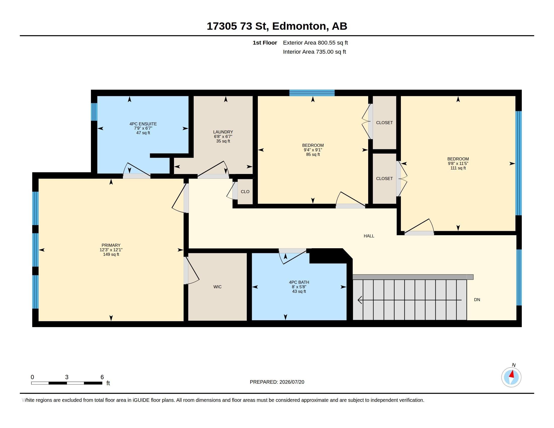 Floor plan - 17305 73 Street Nw, Edmonton, AB - Other