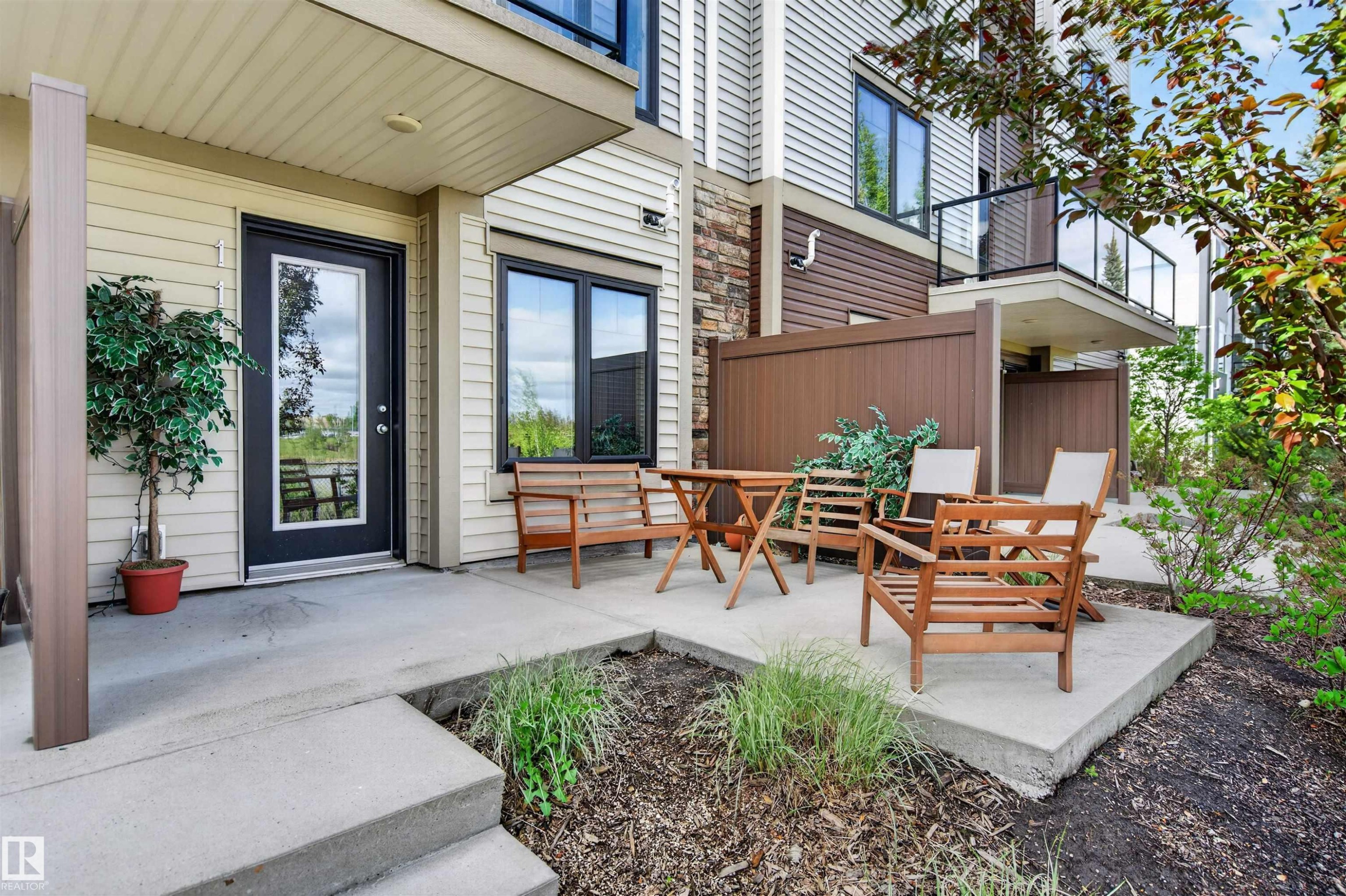 #111 804 Welsh Dr Sw, Edmonton, AB - Outdoor With Balcony With Deck Patio Veranda
