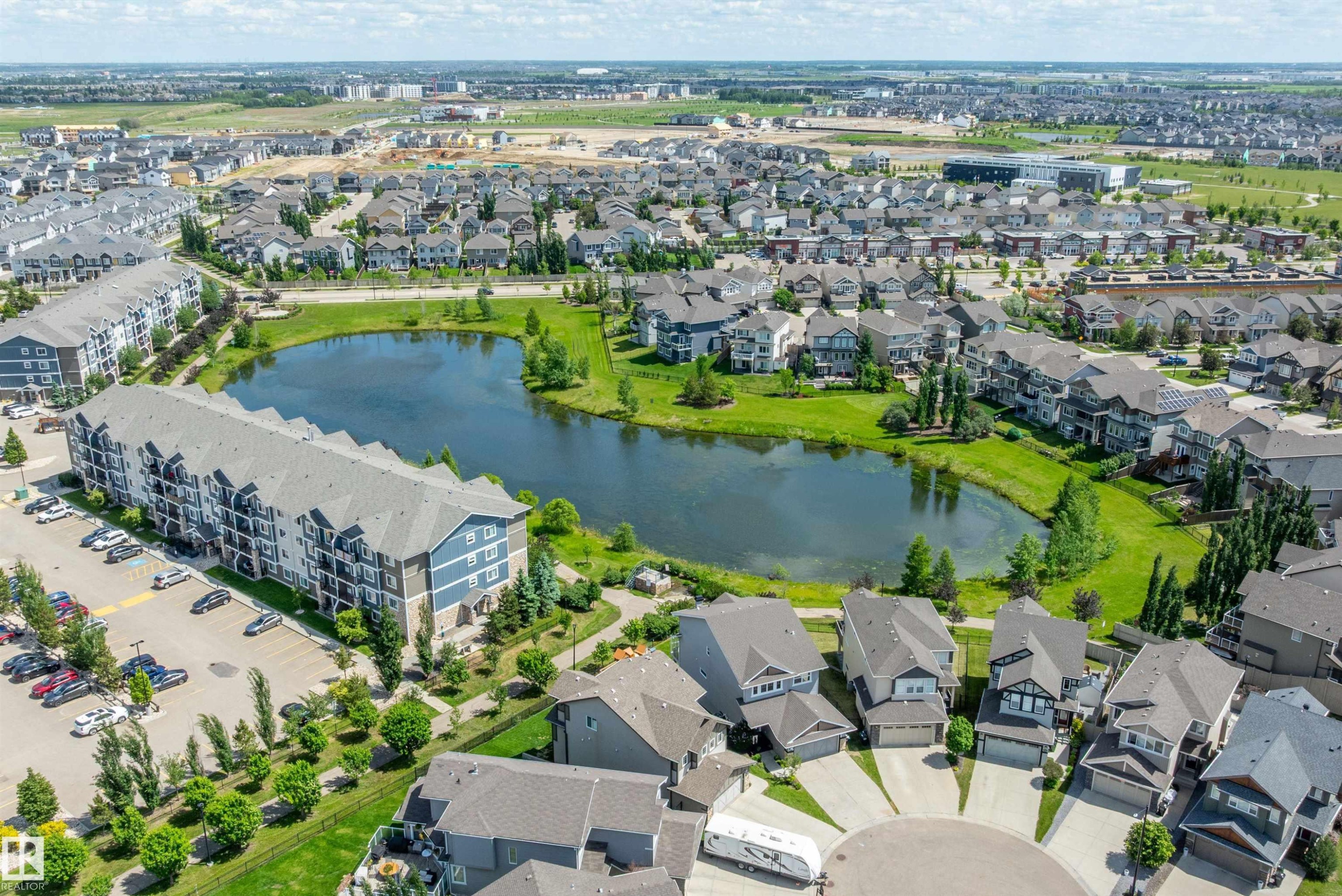 3332 Cutler Crescent Sw, Edmonton, AB - Outdoor With Body Of Water With View