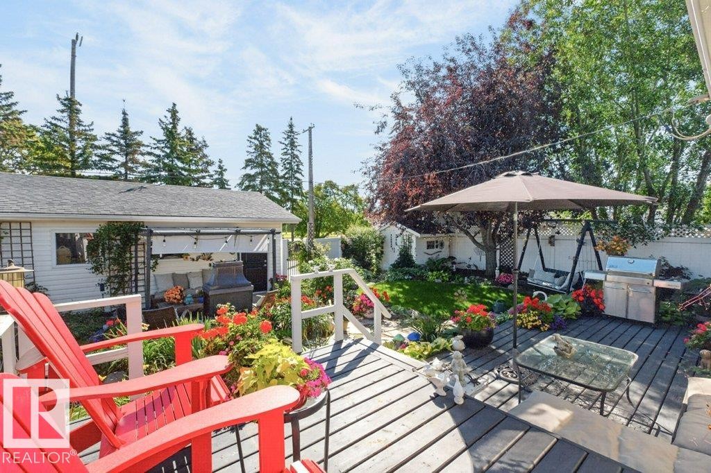 9047 52 Street Nw, Edmonton, AB - Outdoor With Deck Patio Veranda