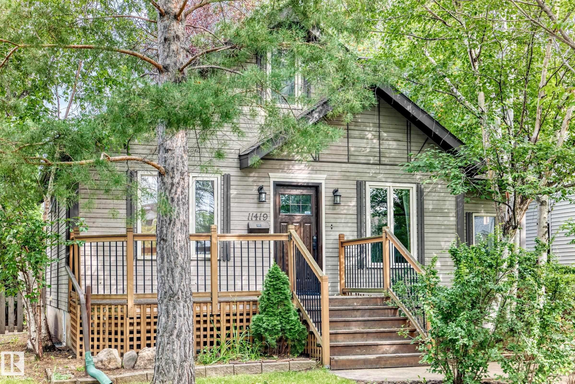 11419 126 Street Nw, Edmonton, AB - Outdoor With Deck Patio Veranda