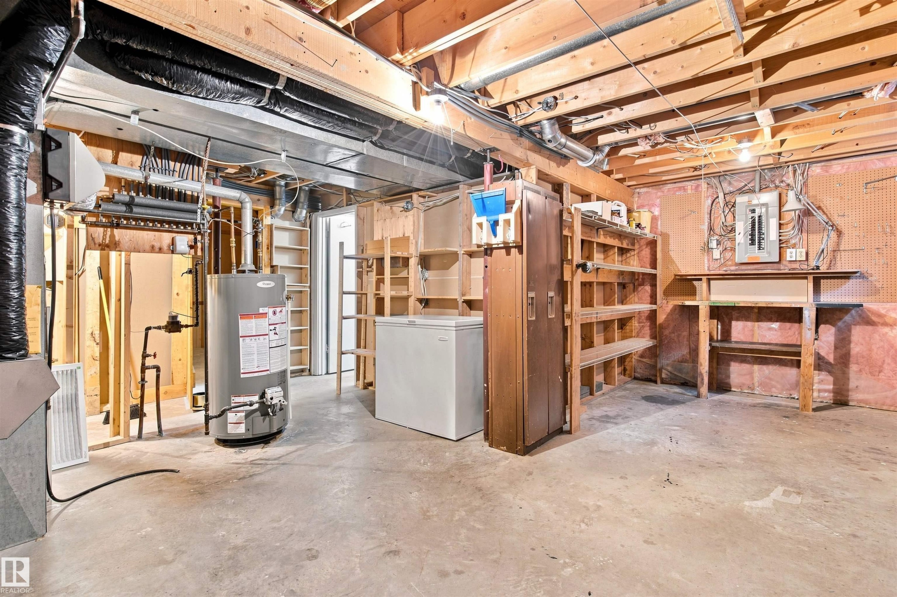 #1 3311 58 St Nw, Edmonton, AB - Indoor Photo Showing Basement