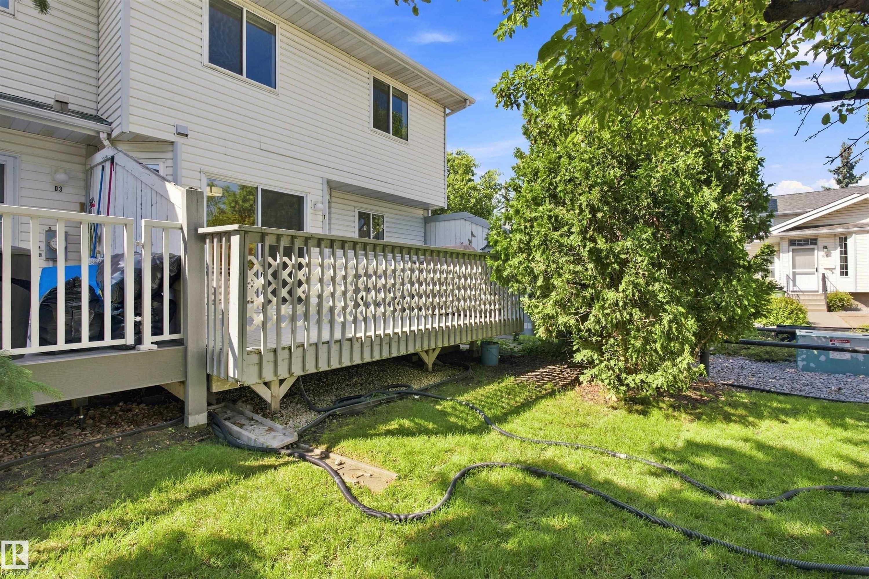 #1 3311 58 St Nw, Edmonton, AB - Outdoor With Deck Patio Veranda With Exterior
