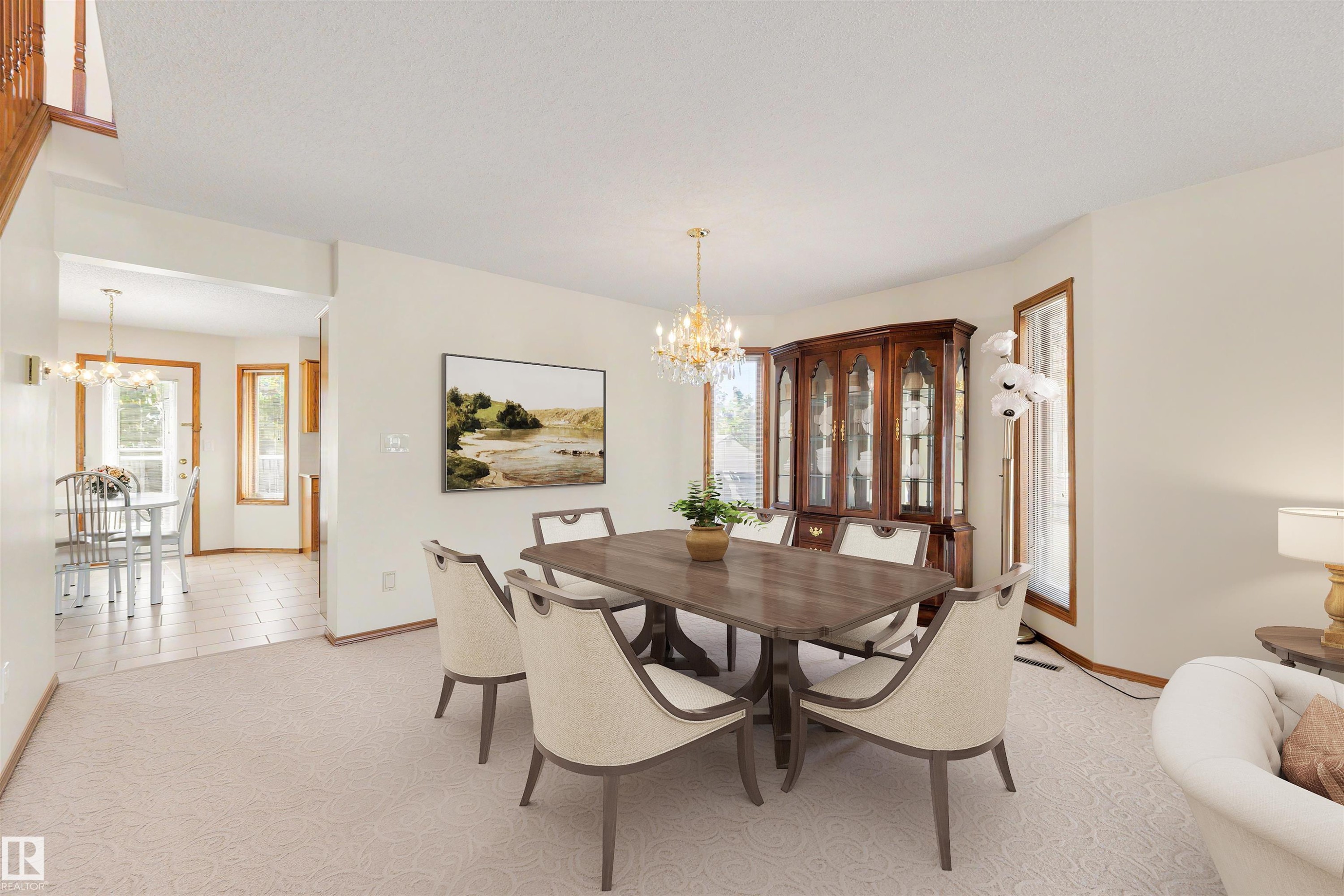 15304 74 Street Nw, Edmonton, AB - Indoor Photo Showing Dining Room