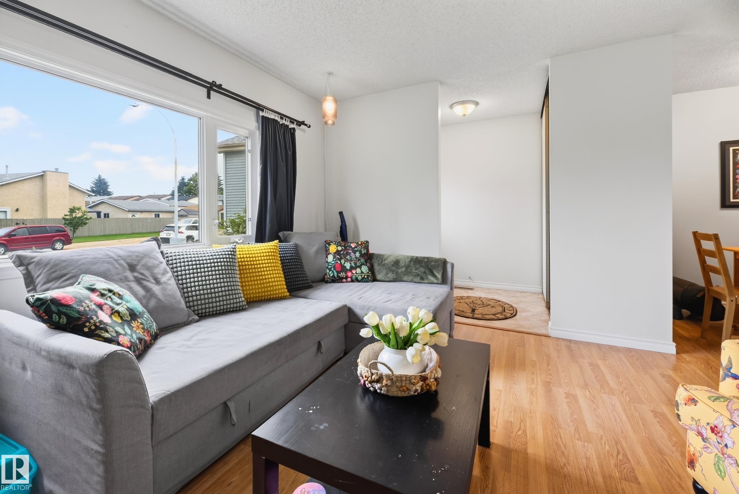 423 Kirkpatrick Crescent Nw, Edmonton, AB - Indoor Photo Showing Living Room