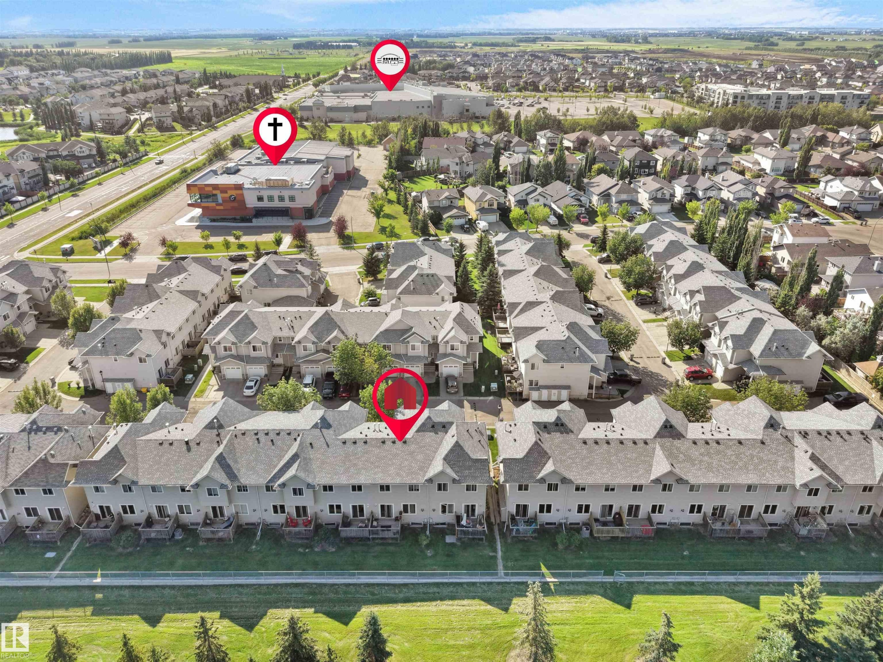 #90 5001 62 St, Beaumont, AB - Outdoor With View