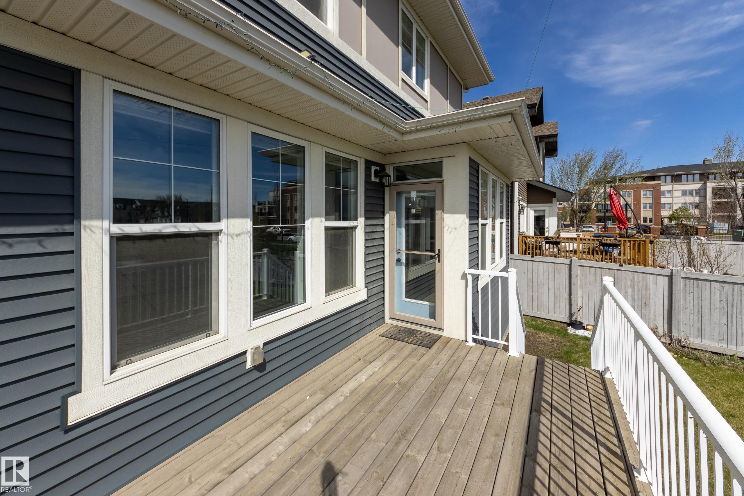 7473 Colonel Mewburn Road Nw, Edmonton, AB - Outdoor With Deck Patio Veranda With Exterior