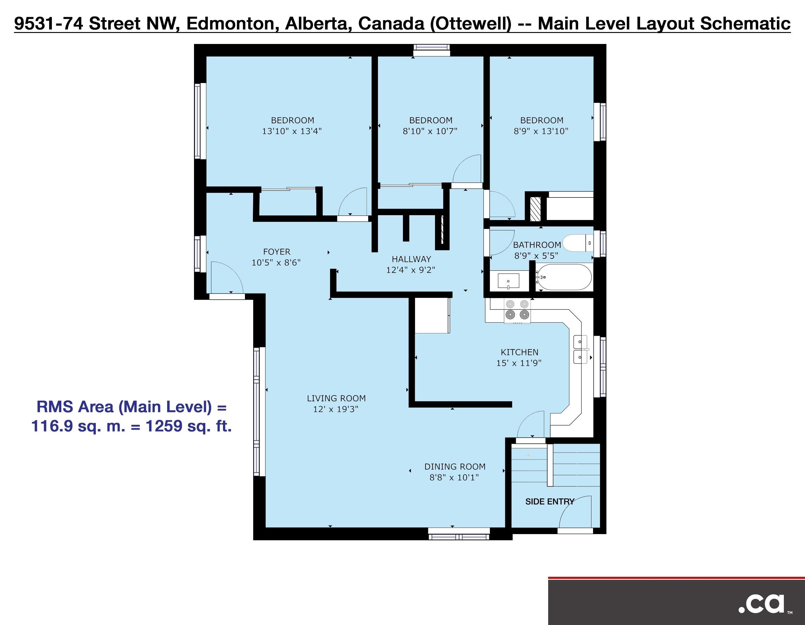 Floor plan - 9531 74 Street Nw, Edmonton, AB - Other