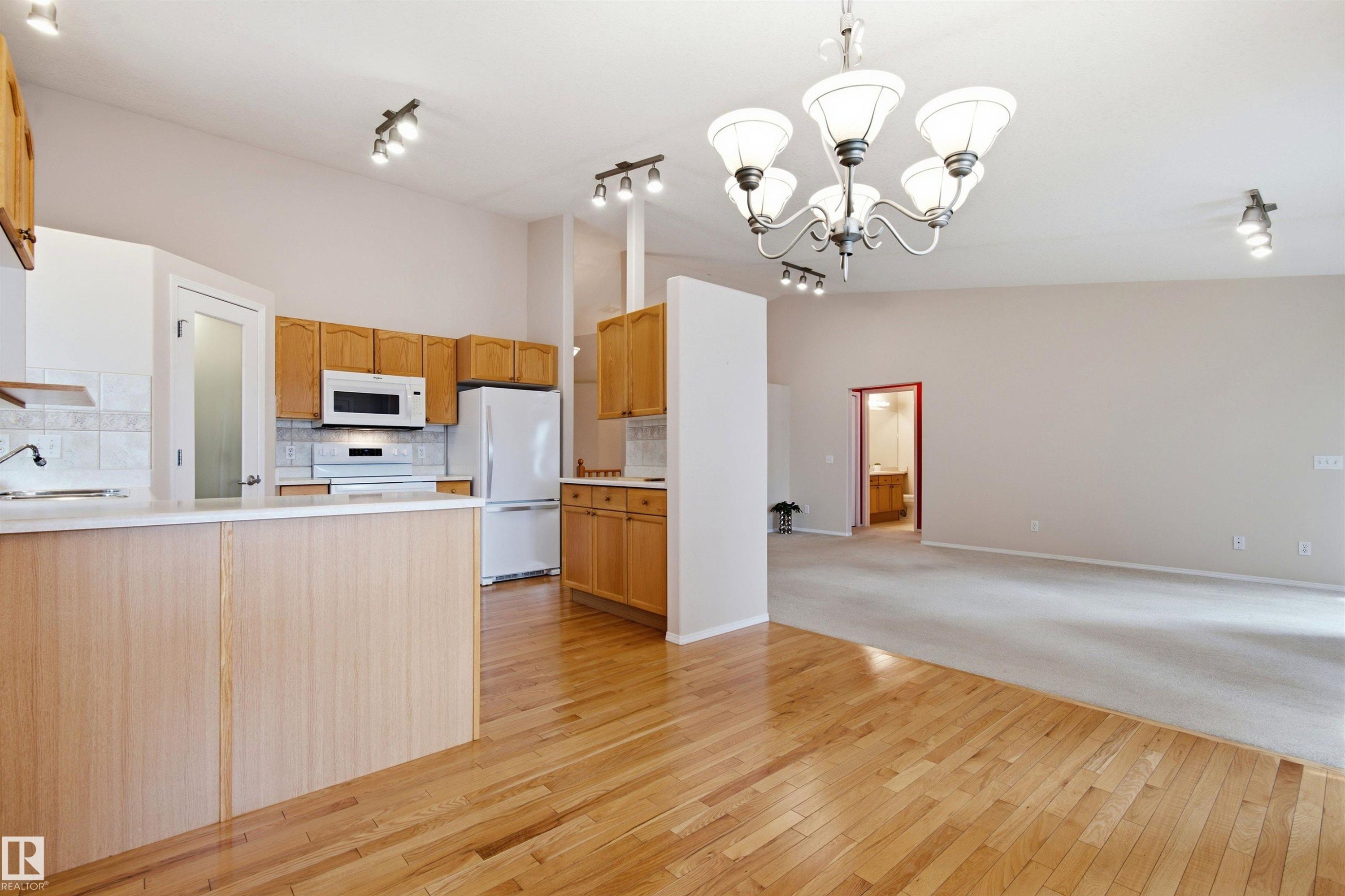 #10 9 Dechene Rd Nw, Edmonton, AB - Indoor Photo Showing Kitchen