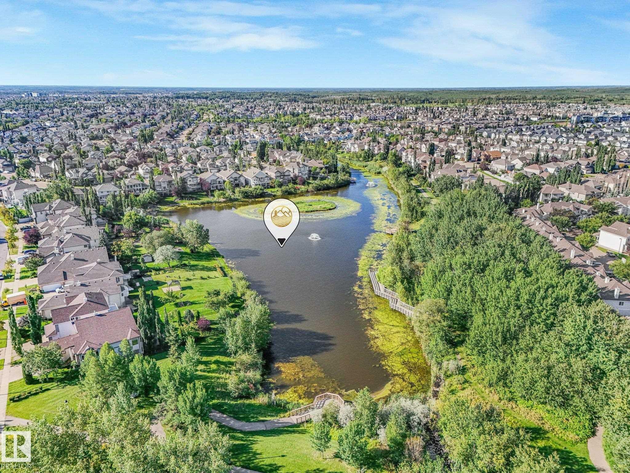 #48 1780 Glastonbury Bv Nw, Edmonton, AB - Outdoor With View