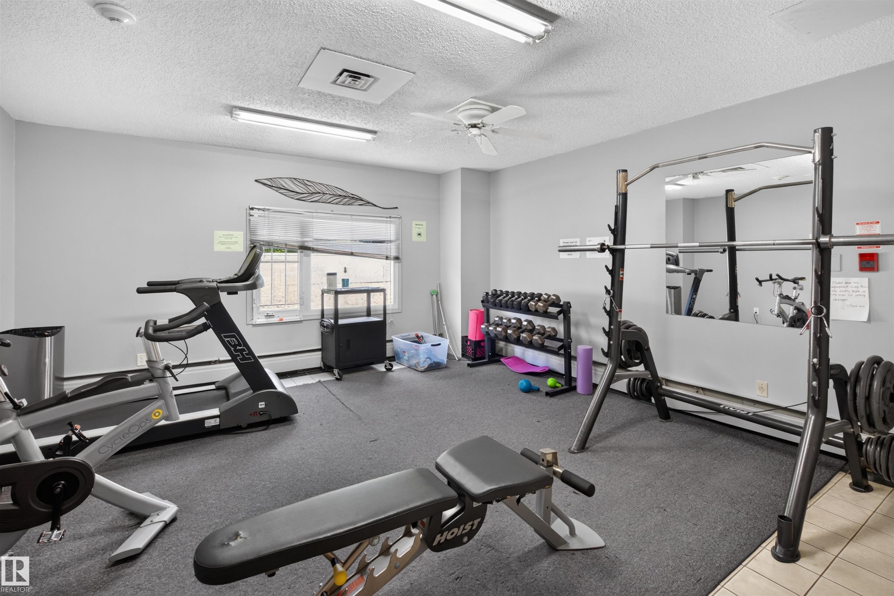 #703 9909 110 St Nw, Edmonton, AB - Indoor Photo Showing Gym Room