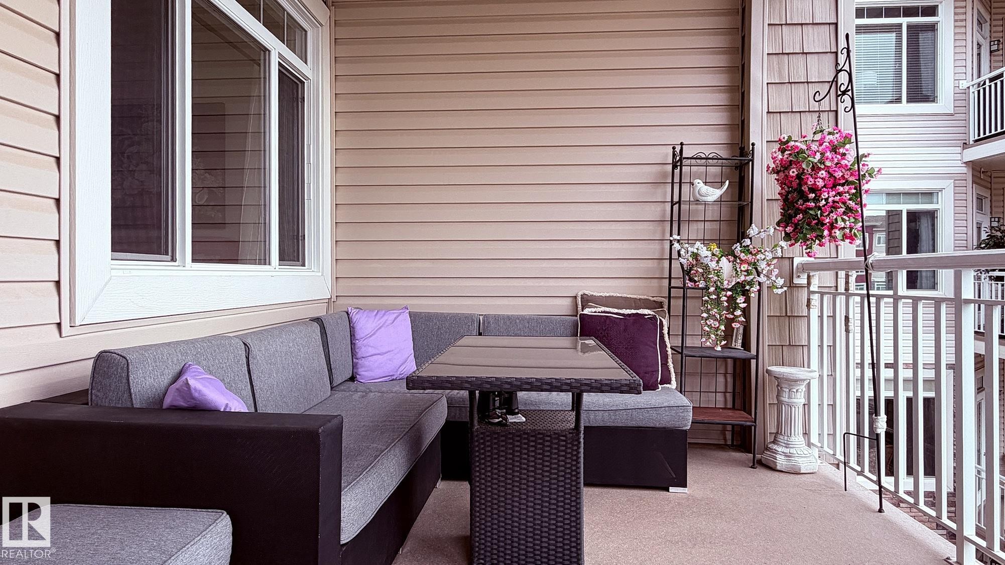 #313 511 Queen St, Spruce Grove, AB - Outdoor With Deck Patio Veranda With Exterior