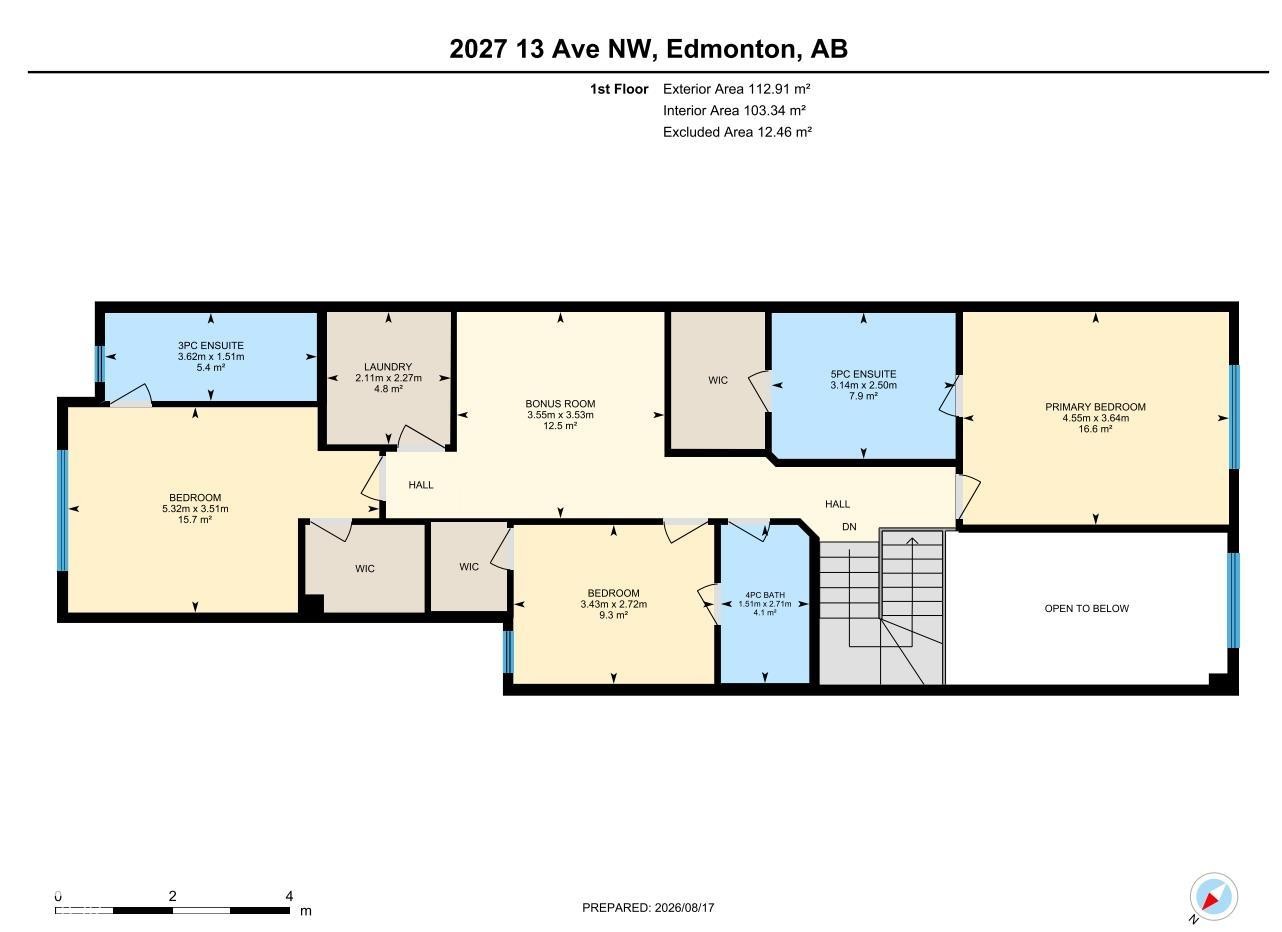 Floor plan - 2027 13 Avenue Nw, Edmonton, AB