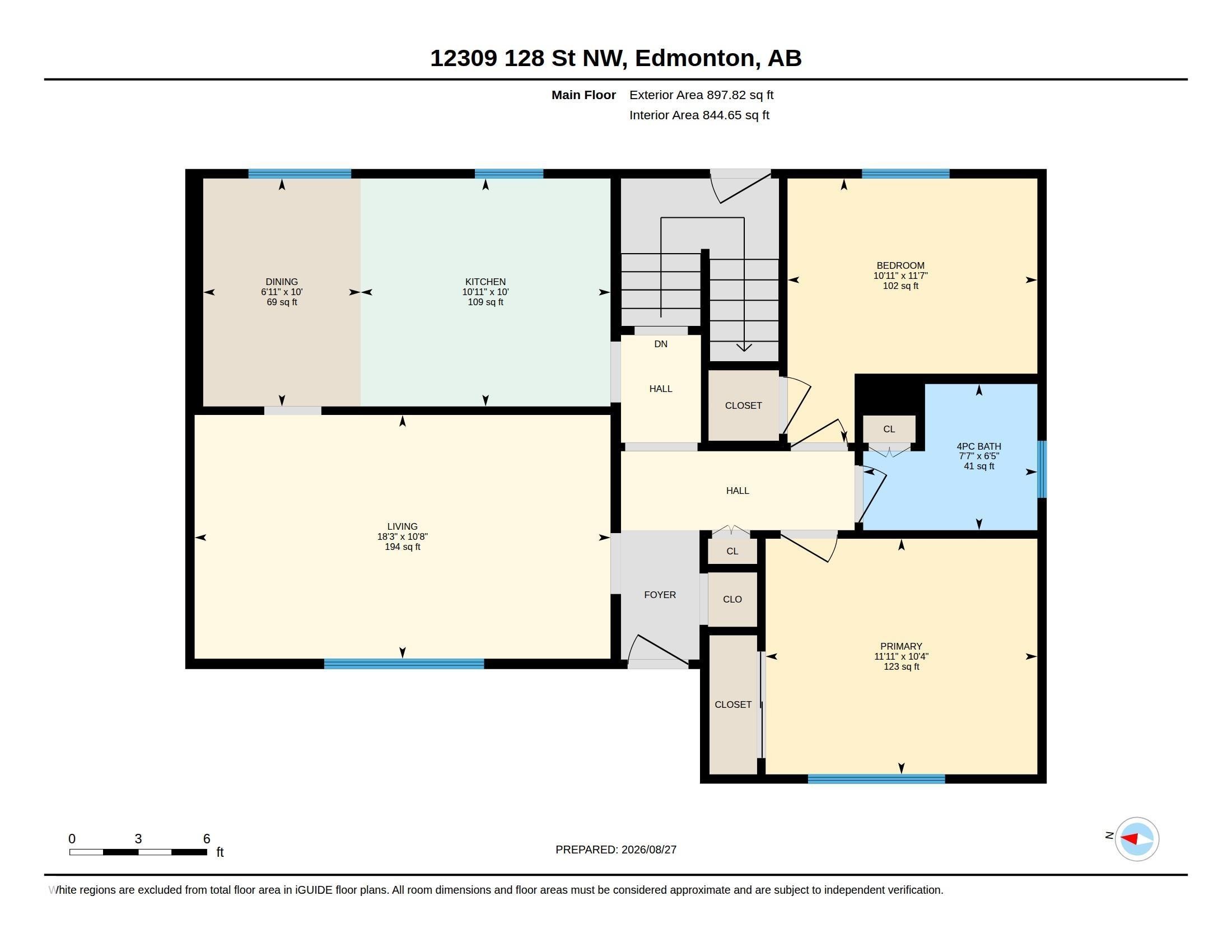 Floor plan - 12309 128 Street Nw, Edmonton, AB