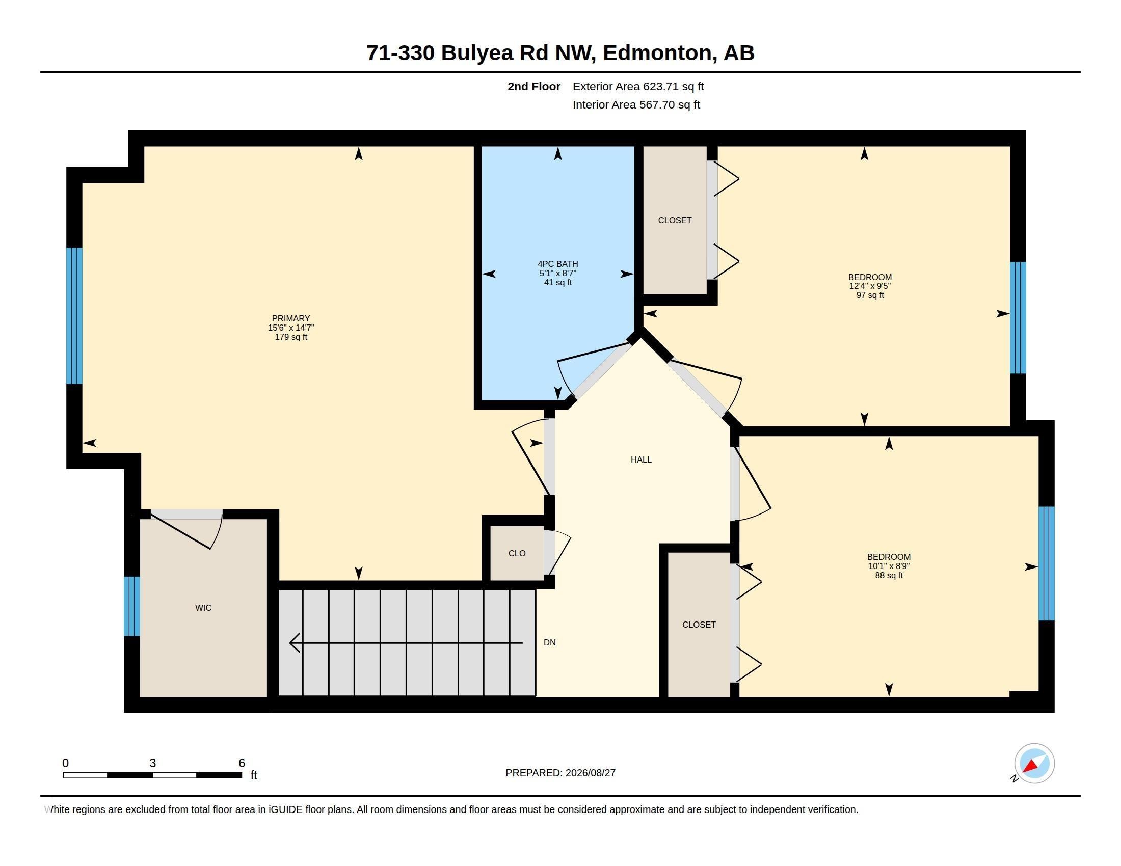 Second Floor Plan - #71 330 Bulyea Rd Nw, Edmonton, AB