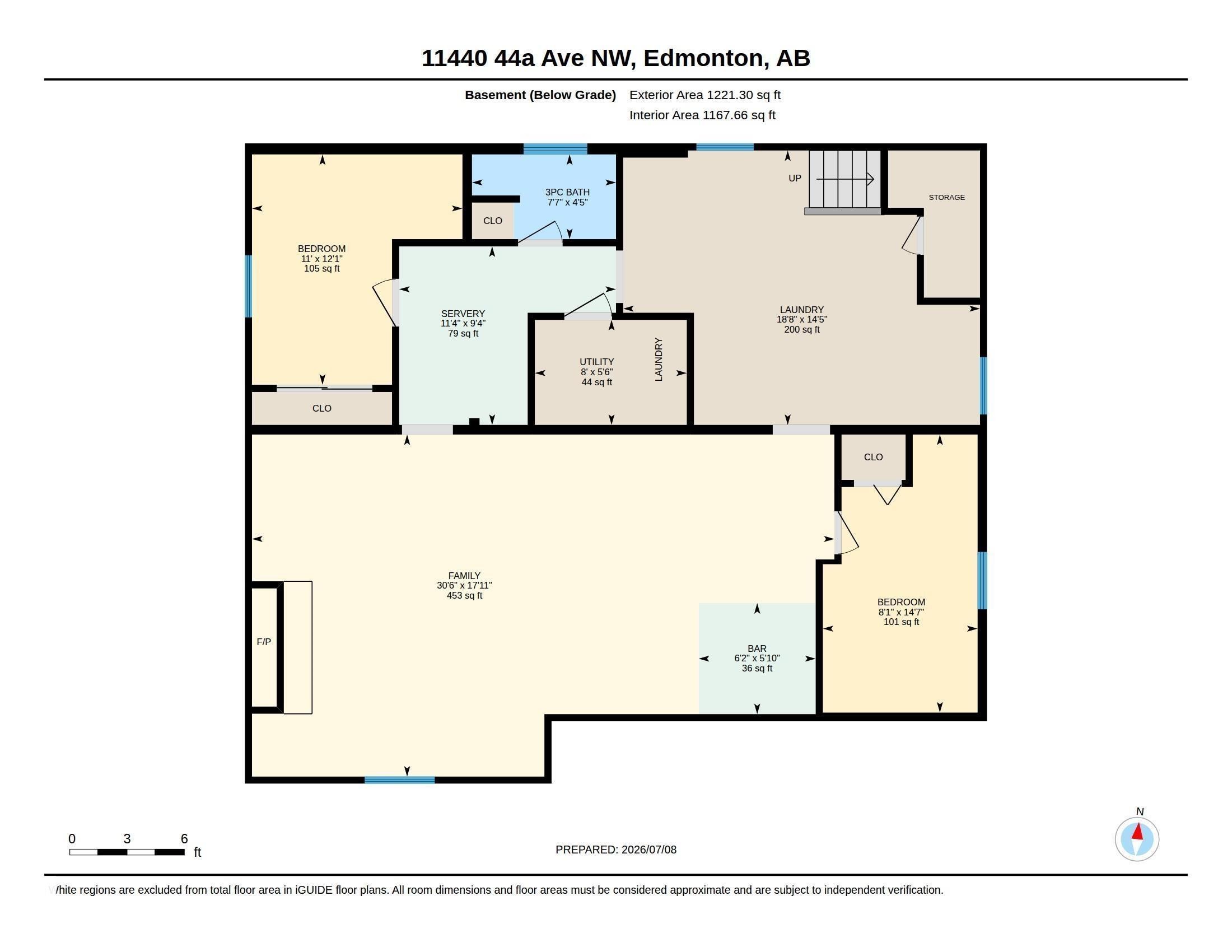 Floor plan - 11440 44A Avenue Nw, Edmonton, AB