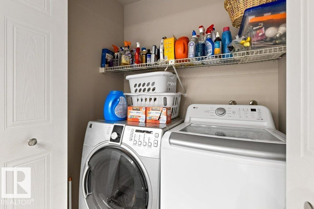 #307 3 Perron St, St. Albert, AB - Indoor Photo Showing Laundry Room