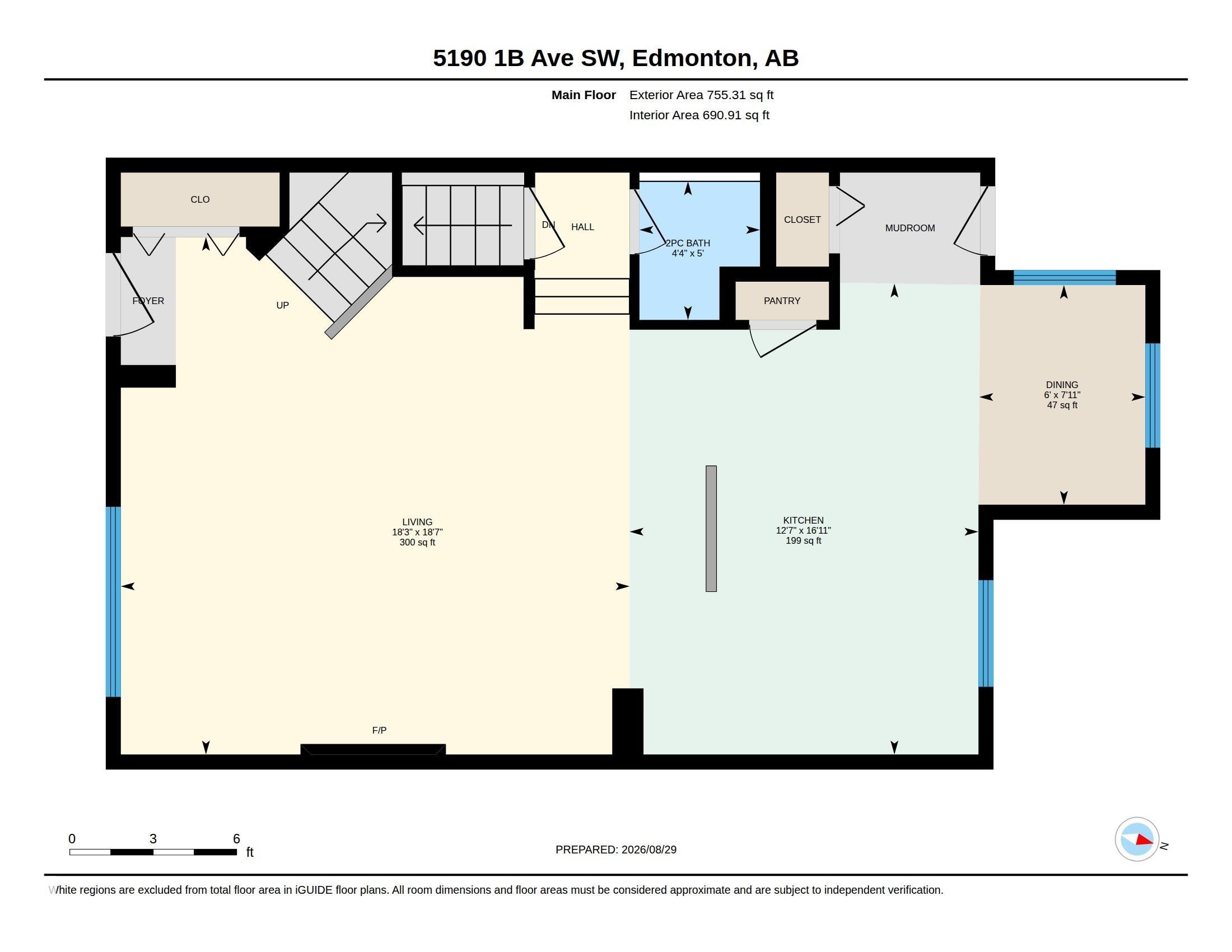 Floor plan - 5190 1B Avenue Sw, Edmonton, AB