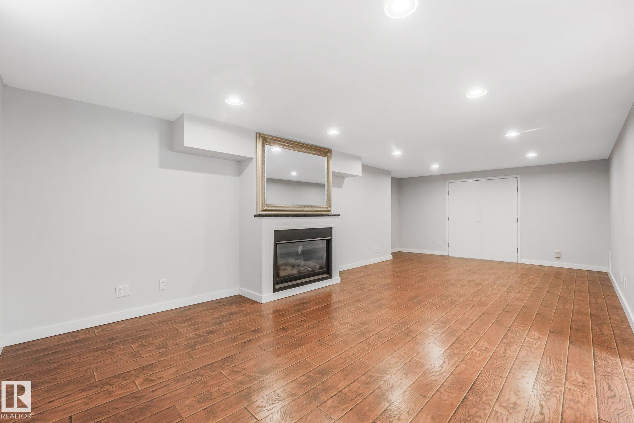 4812 Malmo Road Nw, Edmonton, AB - Indoor With Fireplace